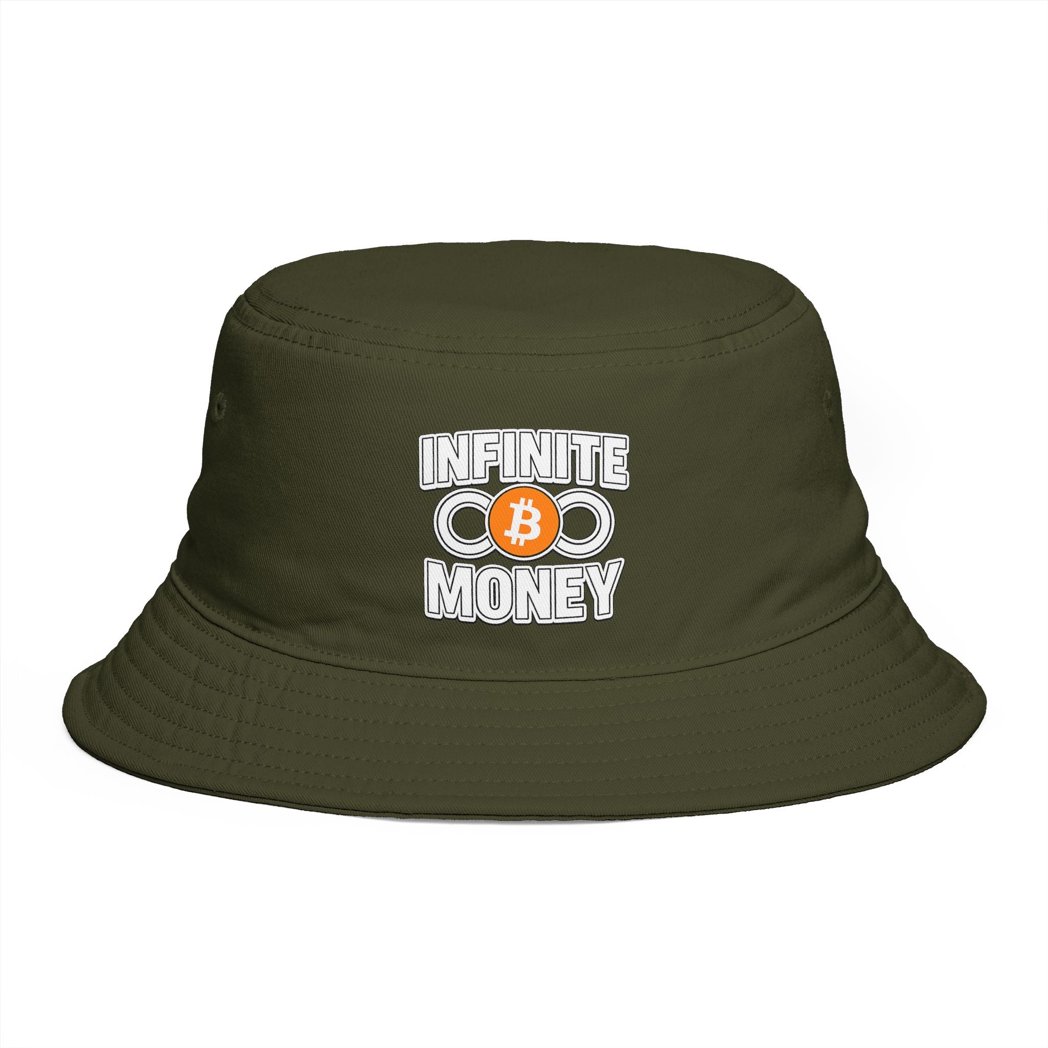 Infinite Money Bitcoin Bucket Hat | Crypto BTC Streetwear Hat | Hat for Bitcoin Fans & Traders | 7 colors - 100% cotton