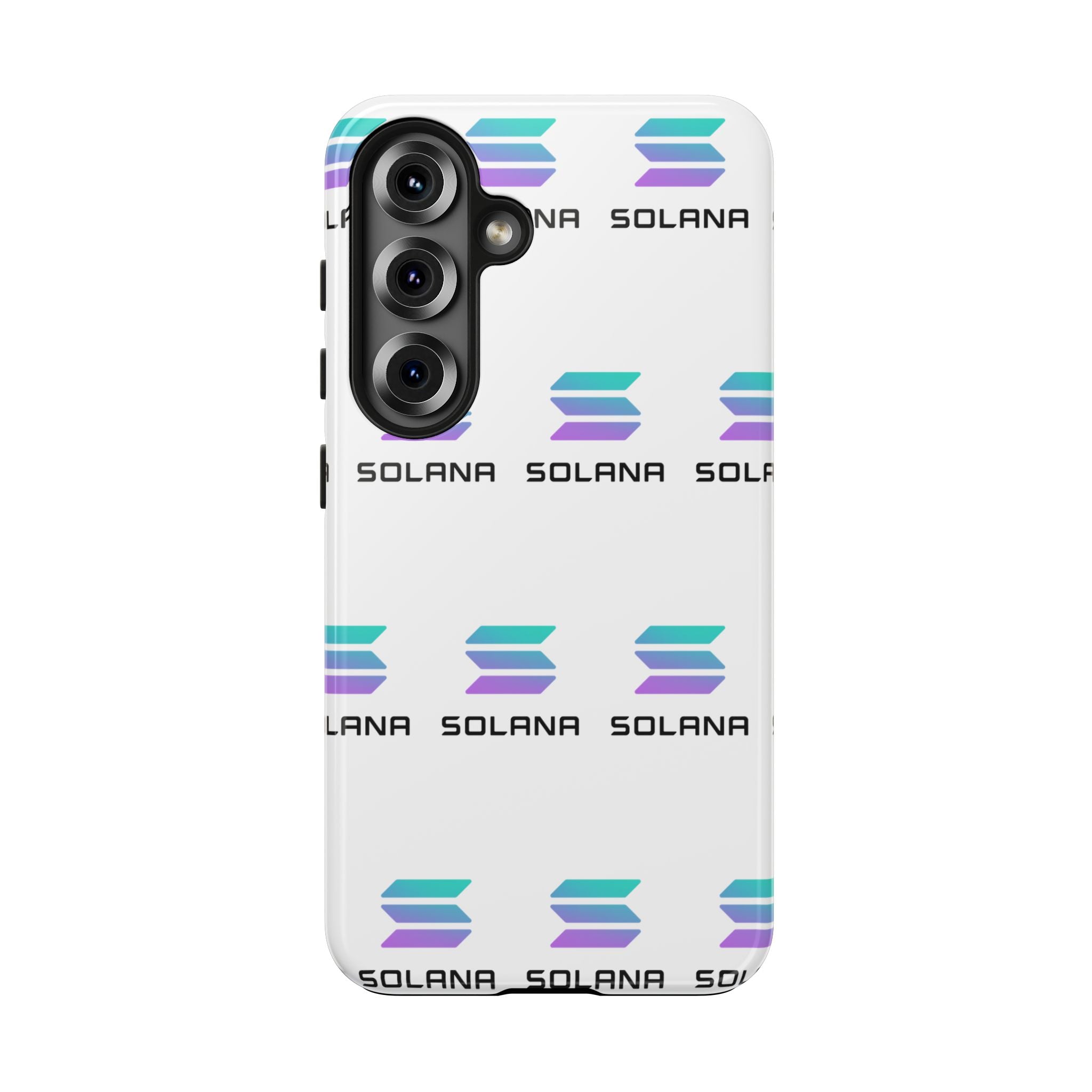 Solana Tough Phone Case | Crypto Phone Case | iPhone and Samsung Case | Glossy Protective Cover | SOL Phone Case