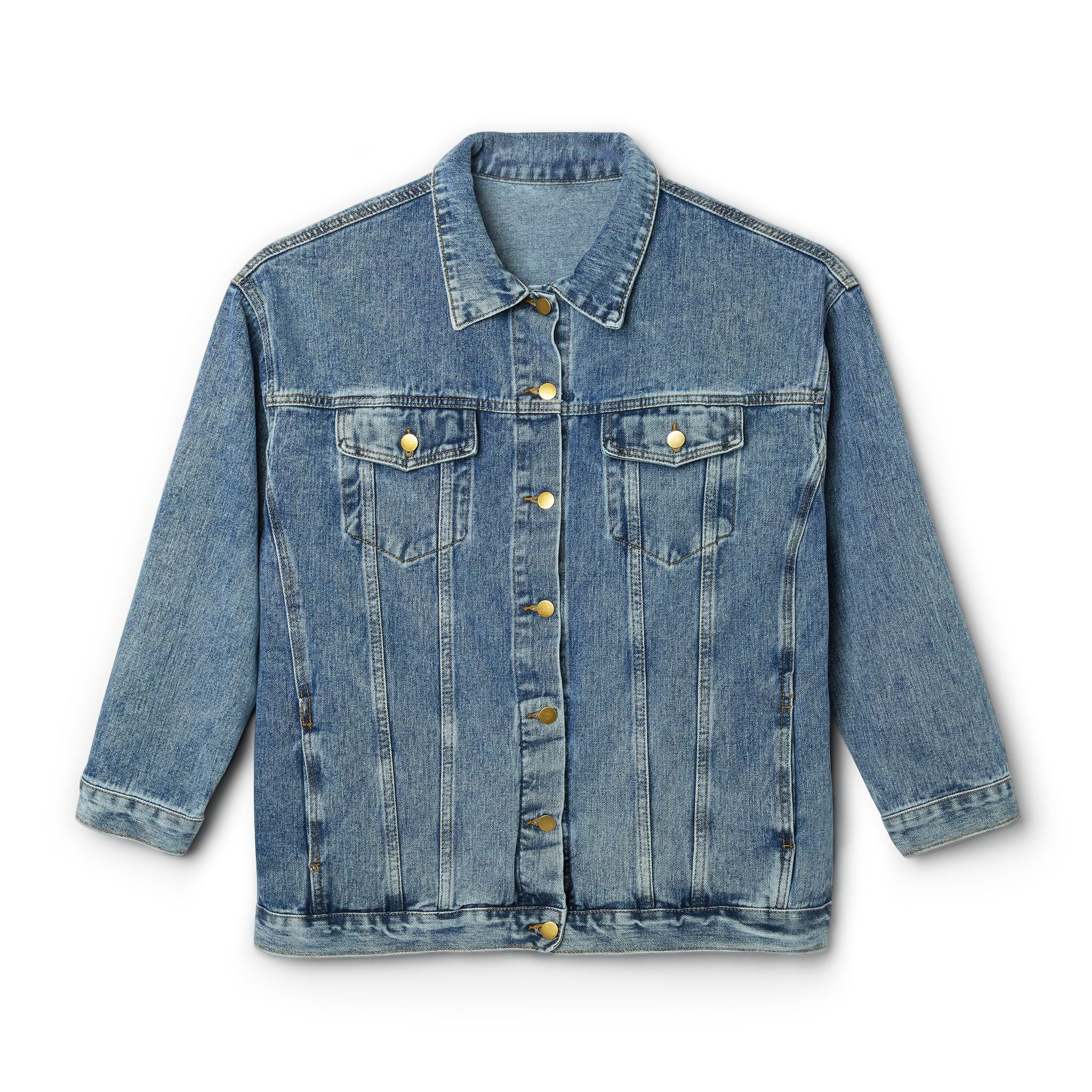 Love to Ride Denim jacket | Women's Harley-Inspired Relaxed Oversized Riding Jacket