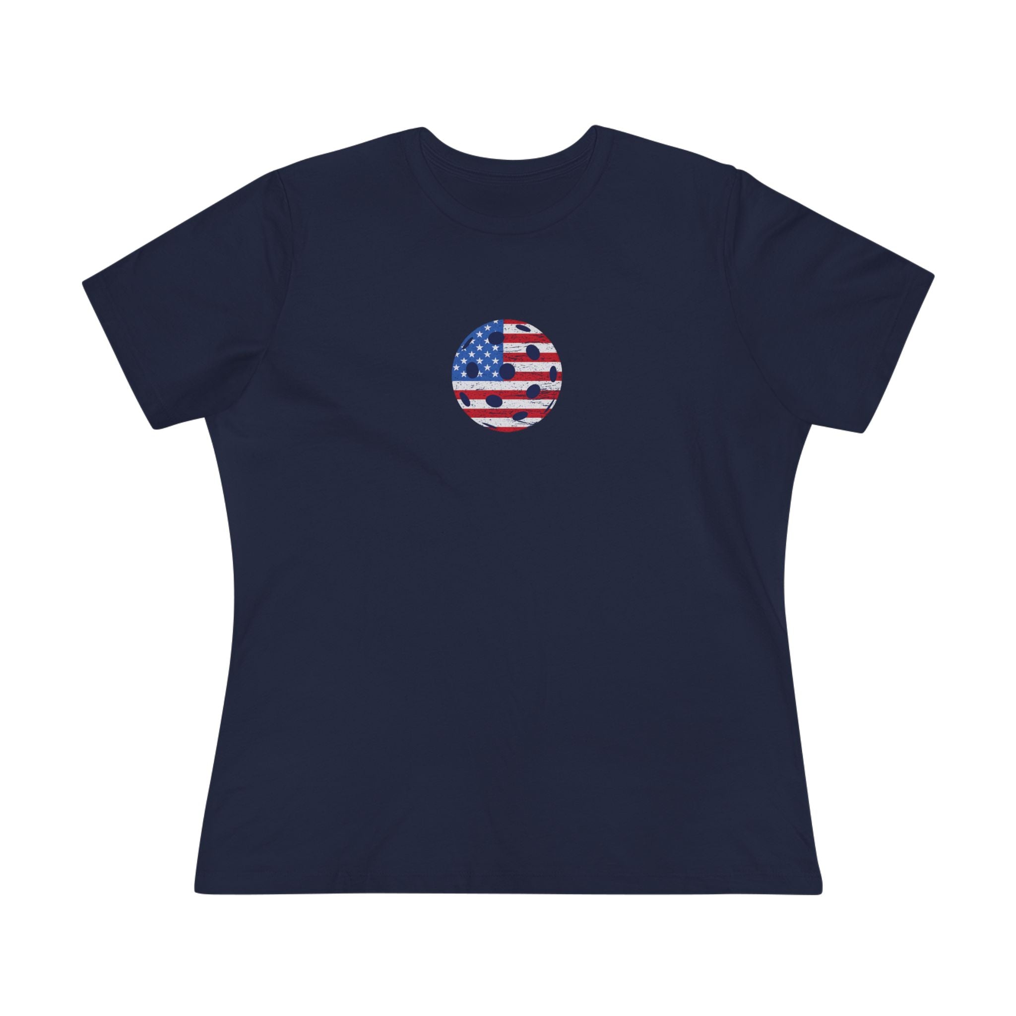 Women's Pickleball Tee | Patriotic Pickleball Shirt | Pickleball Lover Gift | Court Sport Women Shirt | 5 colors - 100% cotton