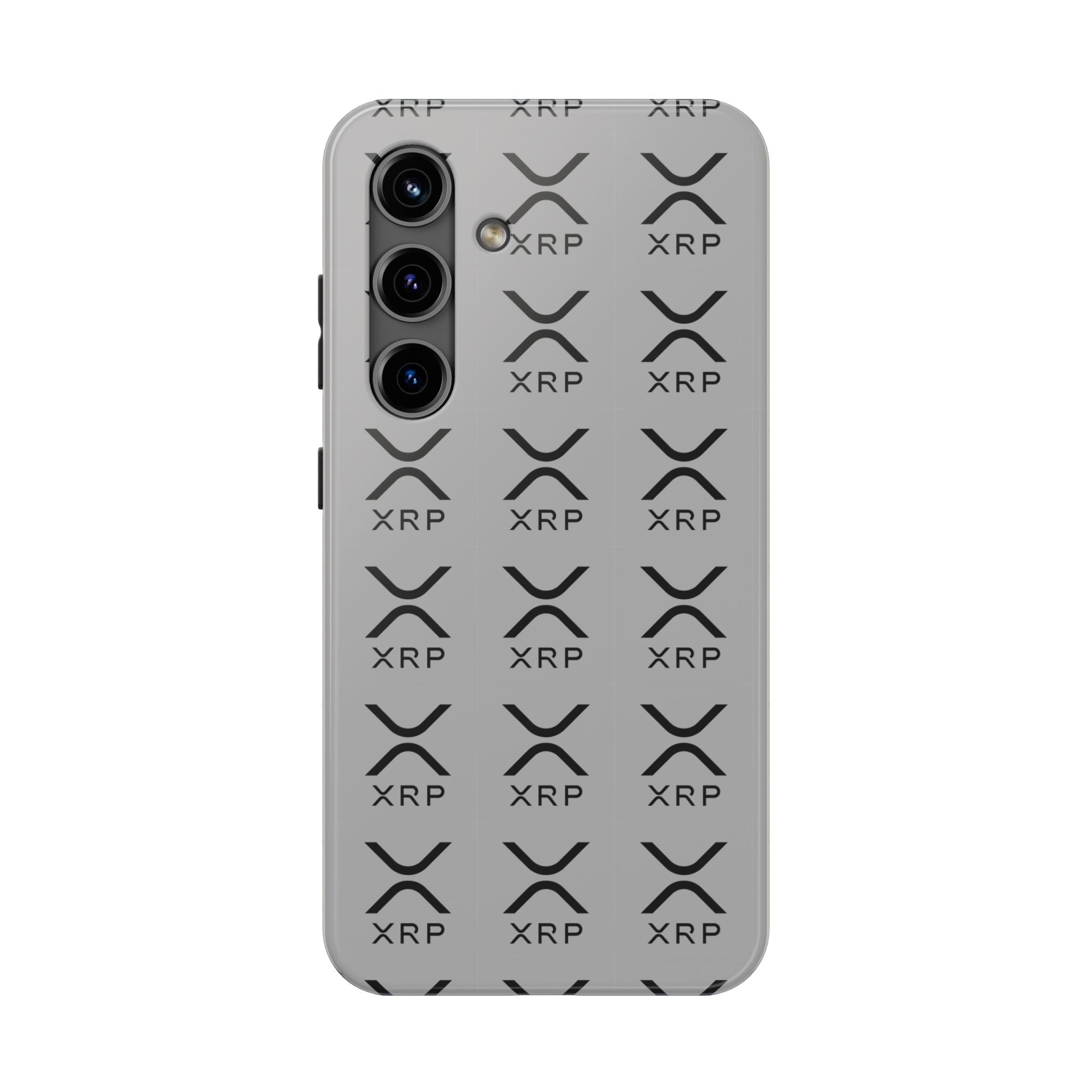 XRP Tough Phone Case | Crypto iPhone Samsung Case | Glossy Protective Phone Cover | Modern Ripple Pattern Case