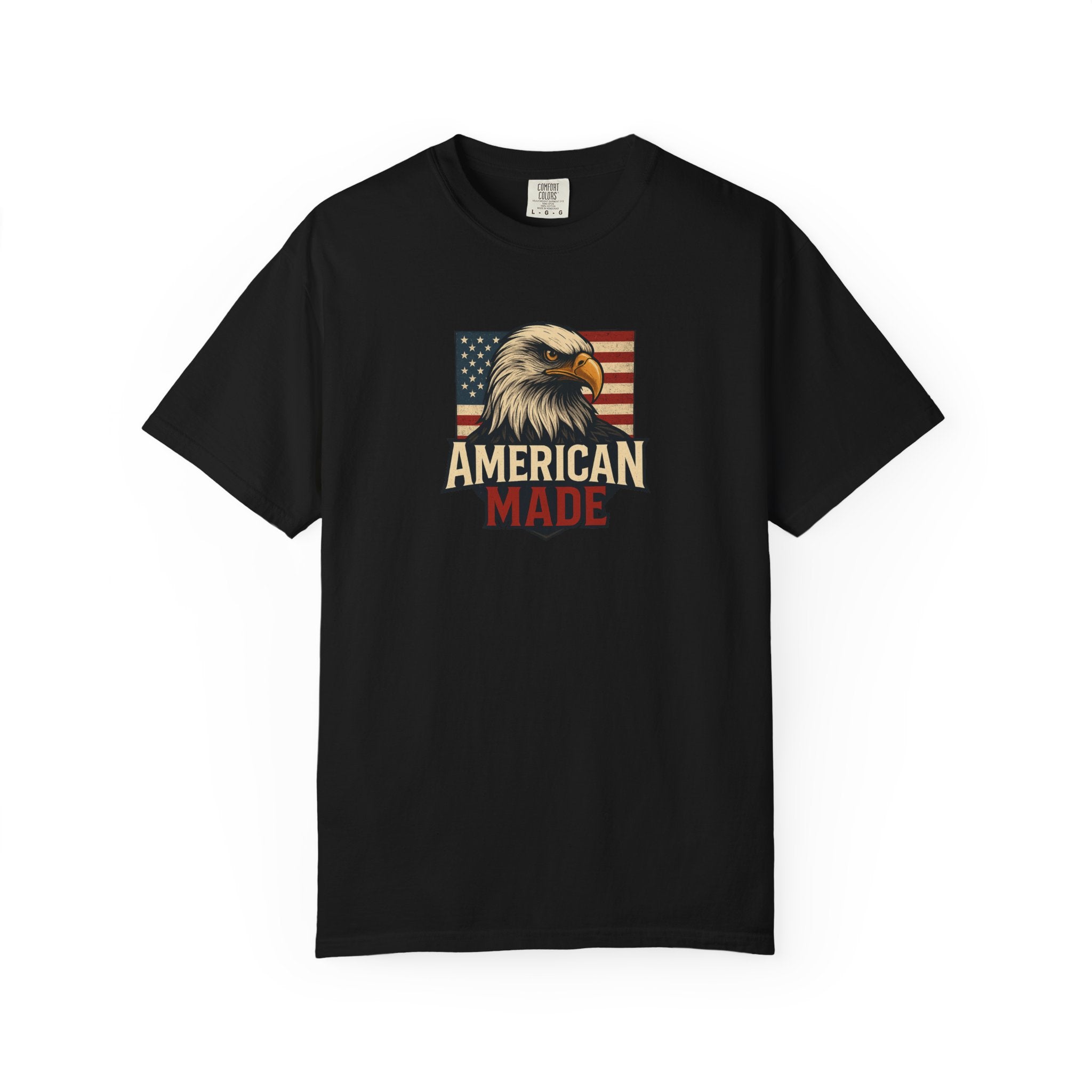 Patriotic Eagle T-Shirt for Freedom Lovers | American Made USA Pride | Gift for Veterans | 4th of July Celebration | 6 colors - 100% cotton