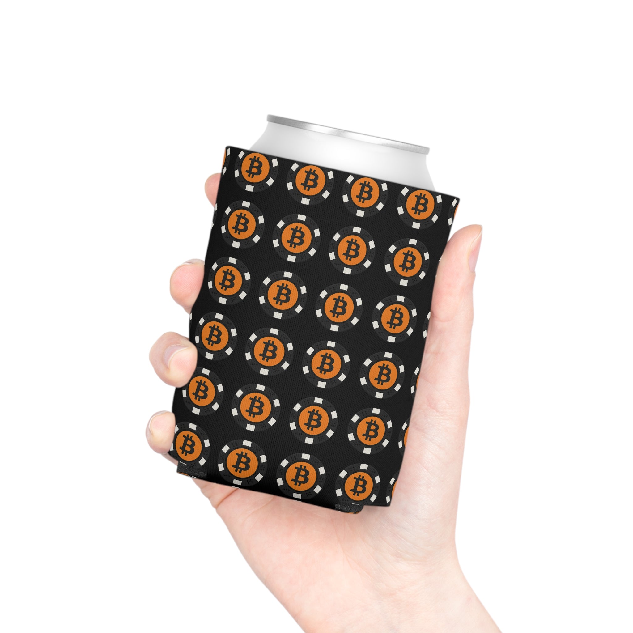 Bitcoin Can Cooler, Stack Sats, Stay Chill-Bitcoin Beer Koozie Regular & Slim