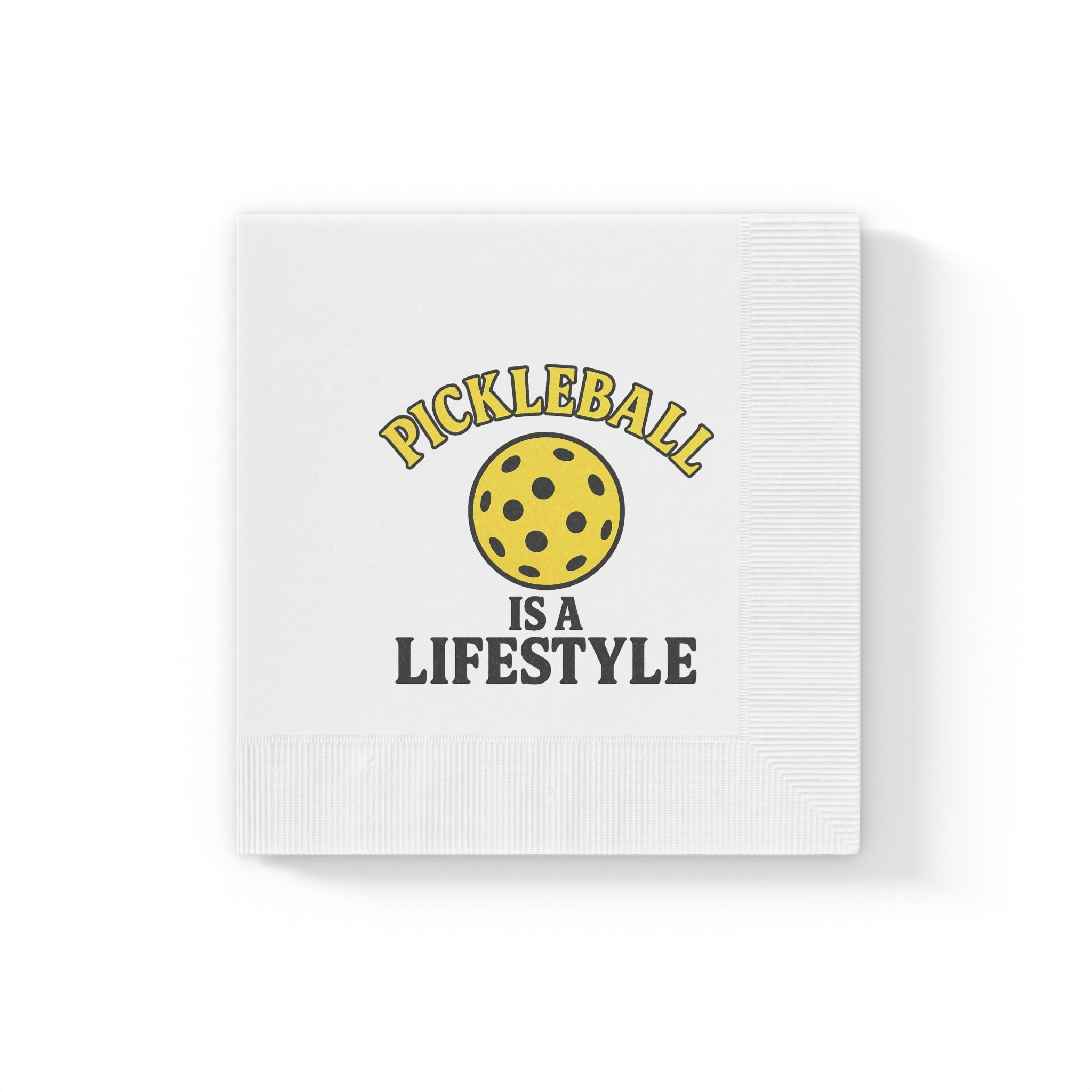 Pickleball Is a Lifestyle Napkins | Pickleball Party Napkins | Pickleball Decor | Pickleball Birthday Party | (50 or 100 Count) 2 sizes