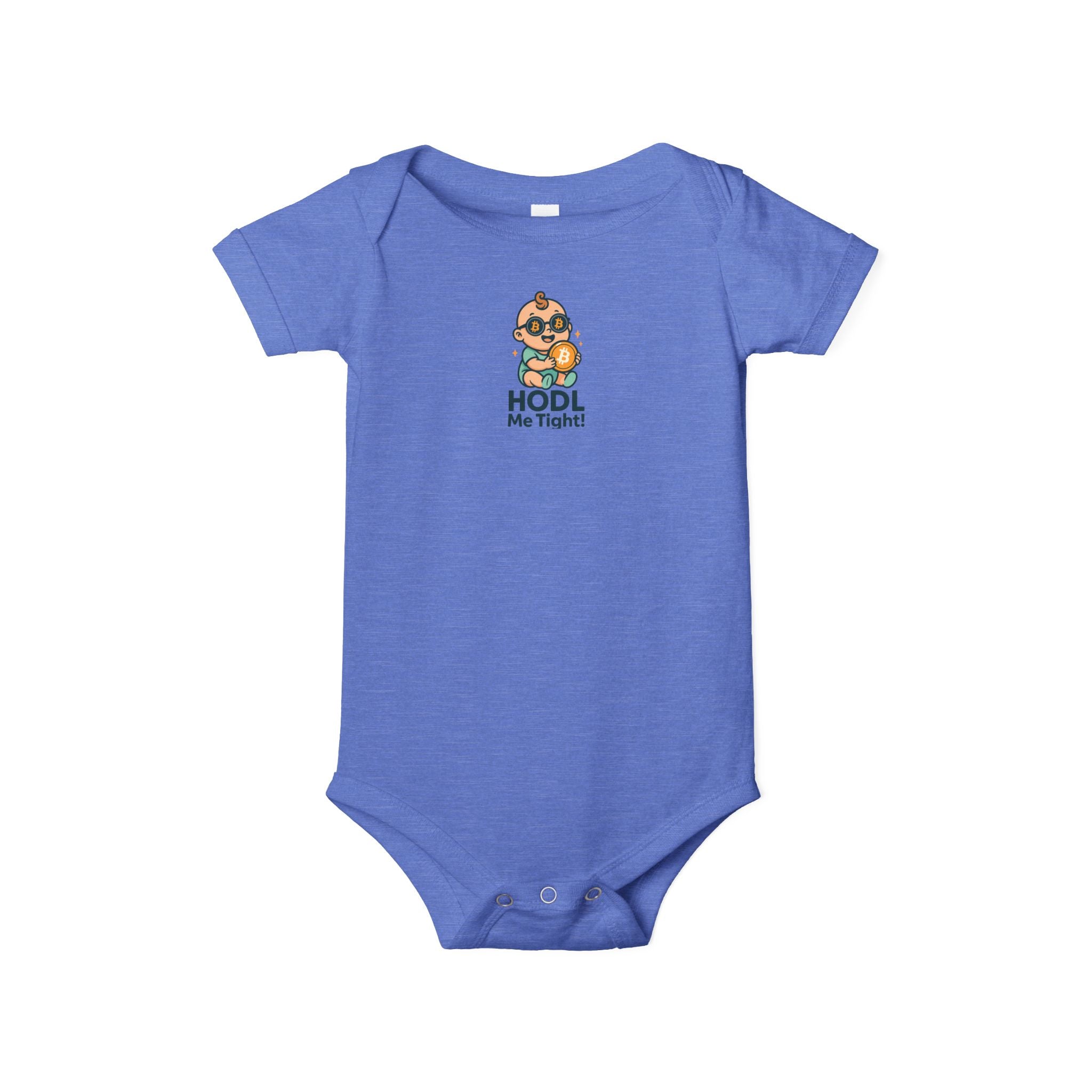 HODL Me Tight Bitcoin-inspired Infant Jersey One Piece | 6 colors - 100% cotton