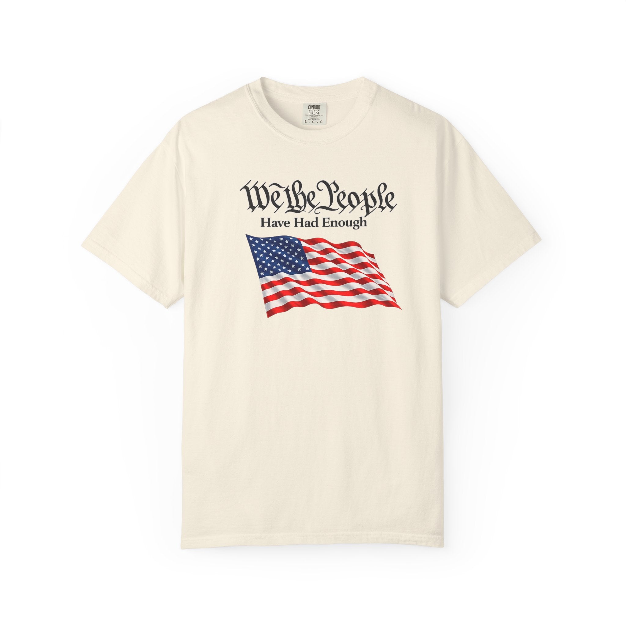 We The People Patriotic T-Shirt | American Flag Shirt | Freedom Quote Tee | USA Patriot Shirt | 4th of July Gift | 7 colors - 100% cotton