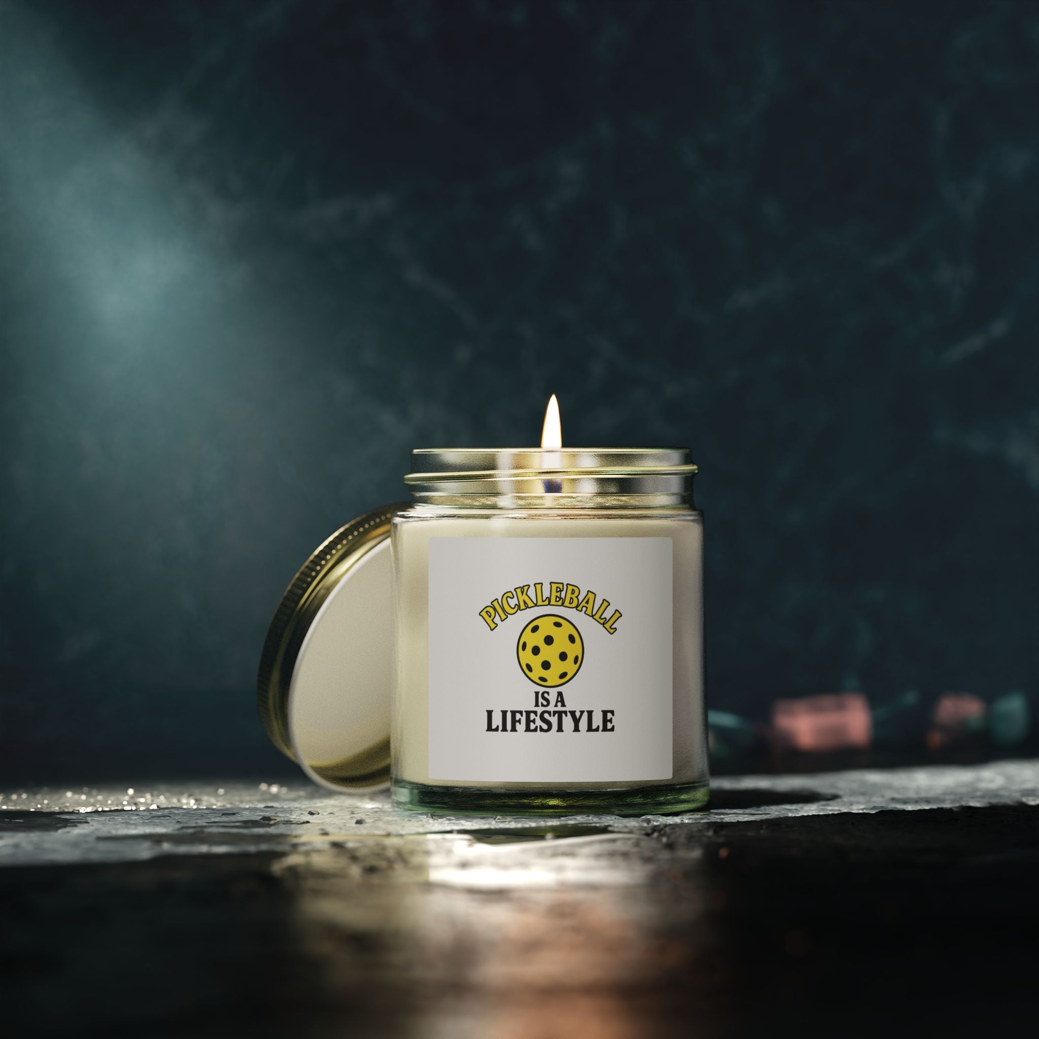 Pickleball Is a Lifestyle Candle | Coconut Apricot Wax | Eco-Friendly and Non-Toxic | 4oz or 9oz size | 9 scents