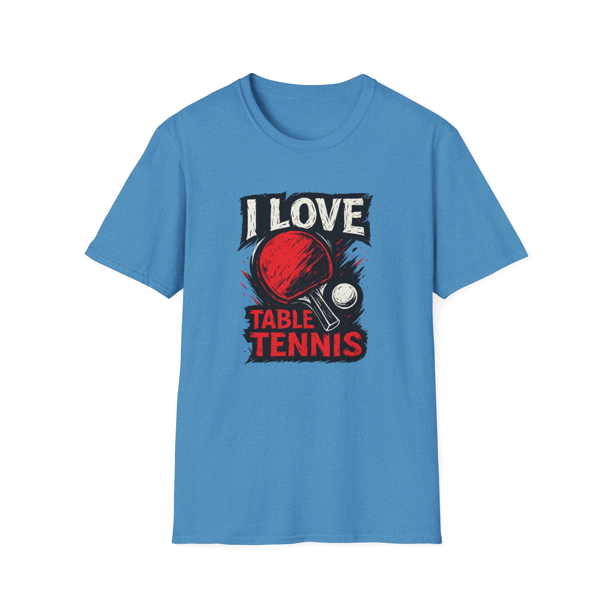 I Love Table Tennis T- Shirt Ping Pong Tee | Smash it with style | 4 colors -  100% cotton