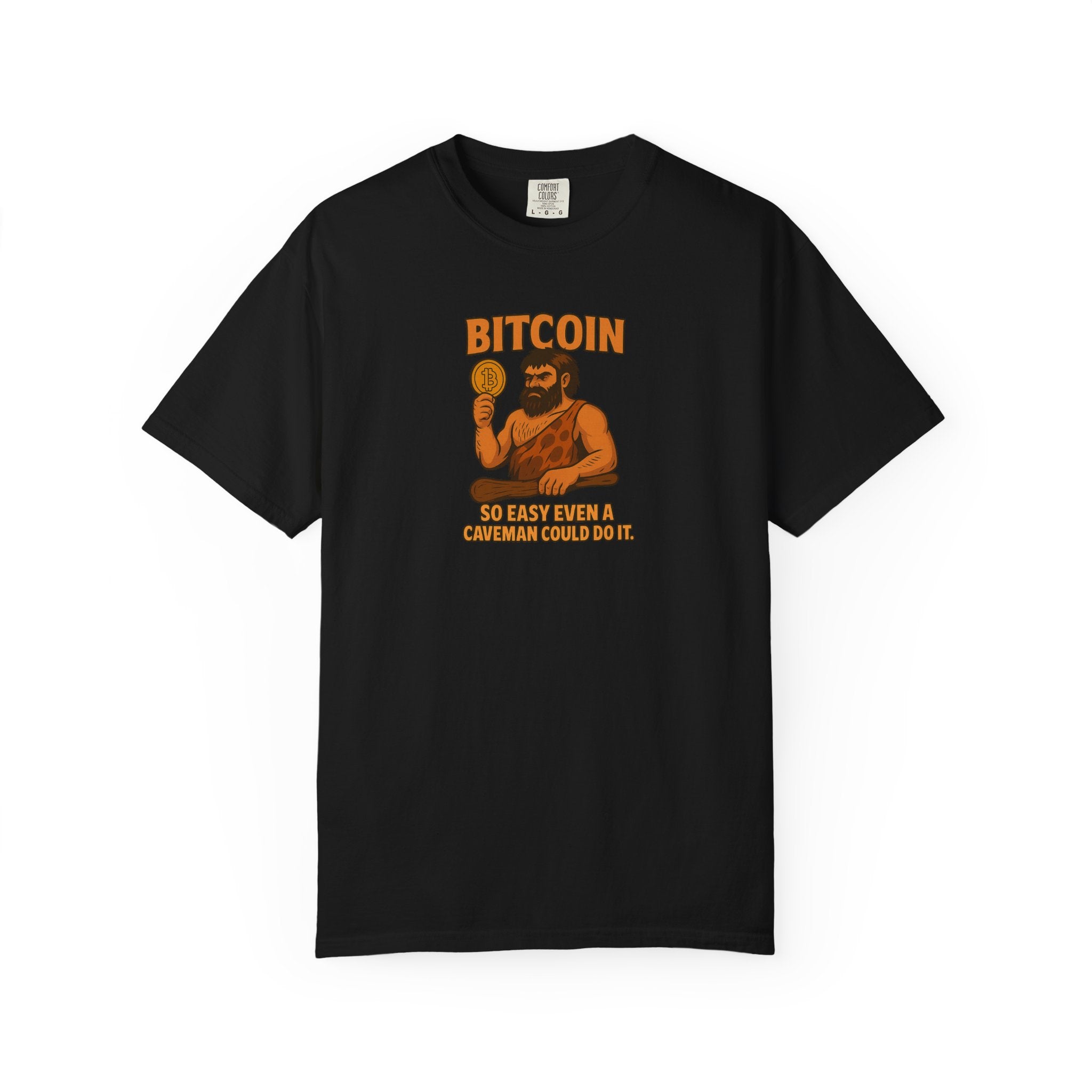 From Stone Age to Digital Age So easy even a Caveman can do it Bitcoin Tee | 9 colors - 100% cotton