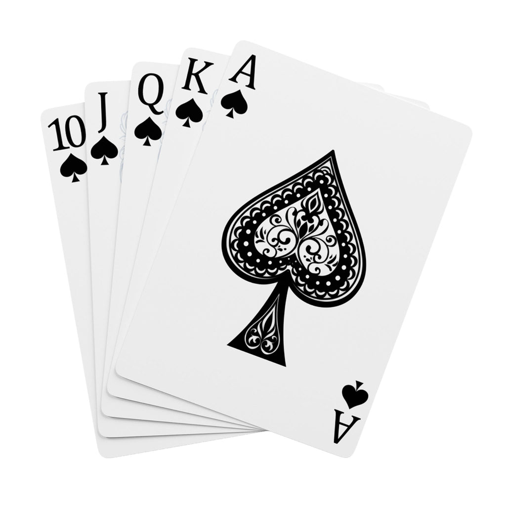 One-of-a-kind Custom Bitcoin Poker Playing Cards.  Deal in your own style.