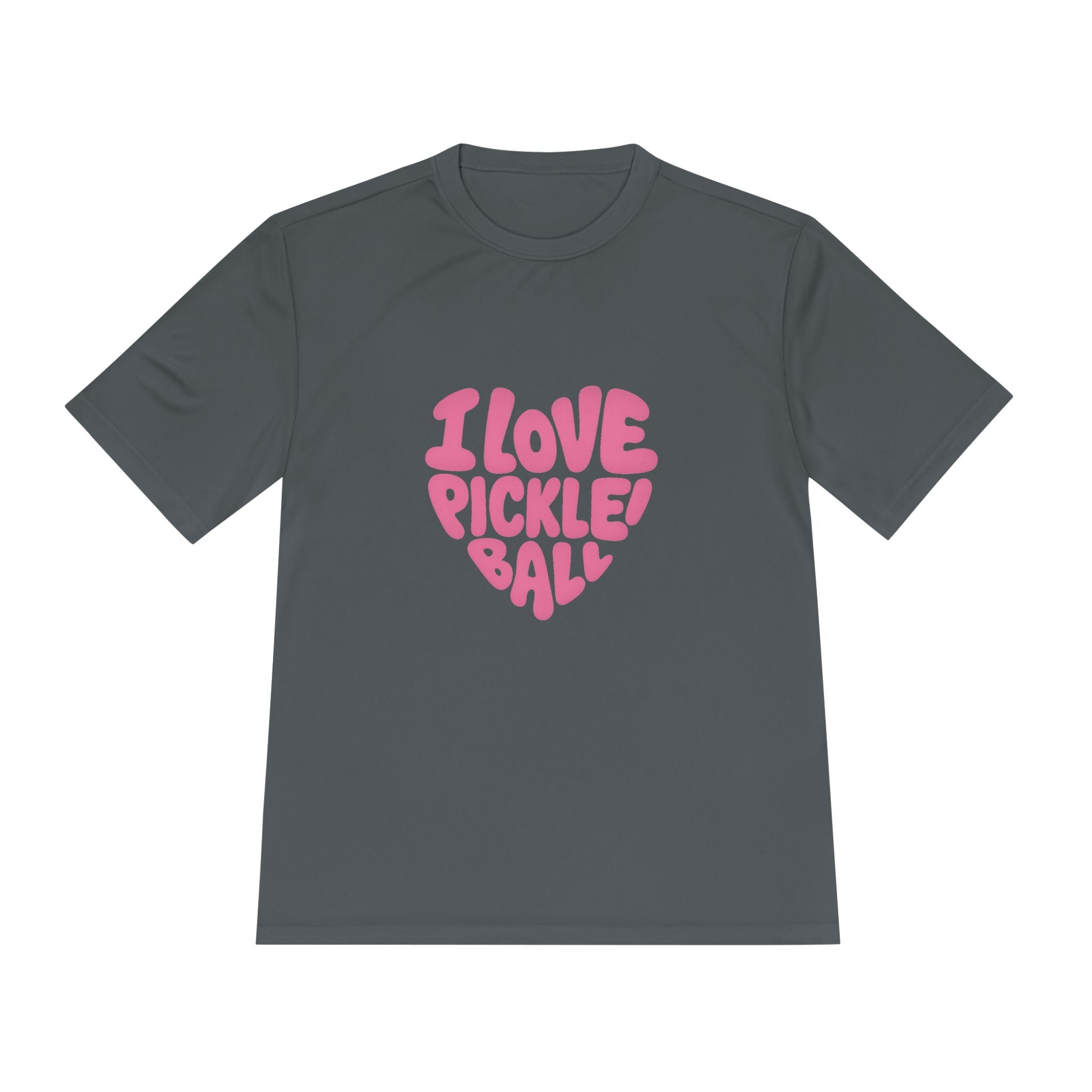 I Love Pickleball Shirt | Fun Retro Design | Lightweight Quick | Dry Athletic Tee for Pickleball Lovers | 5 colors - 100% polyester