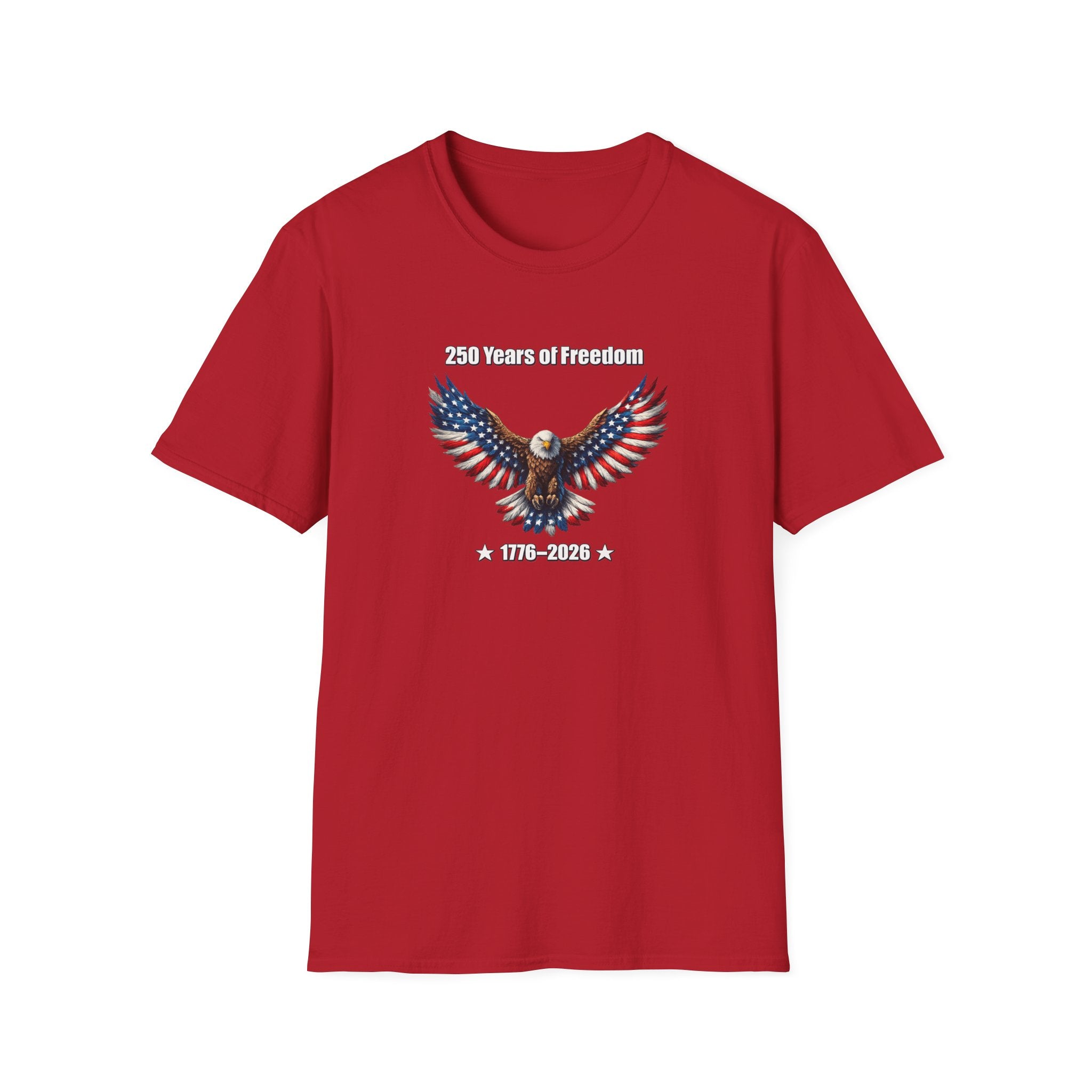 250 Years of Freedom Shirt | America 250 Celebration Shirt | USA Independence Gift | 4th of July Shirt | 7 colors - 100% cotton