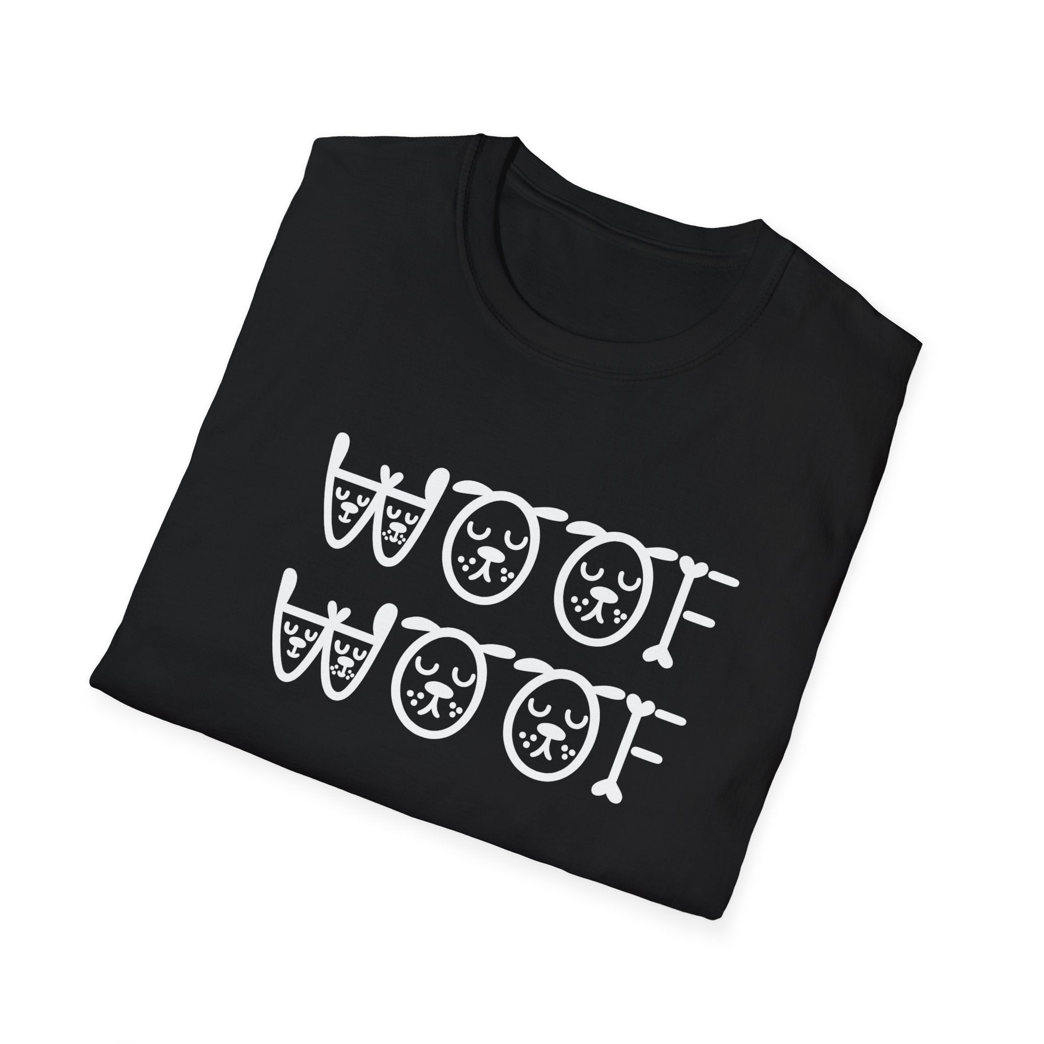 Woof Woof Dog Lover Shirt | Cute Dog T-Shirt | Dog Owner Gift | 6 colors - 100% cotton