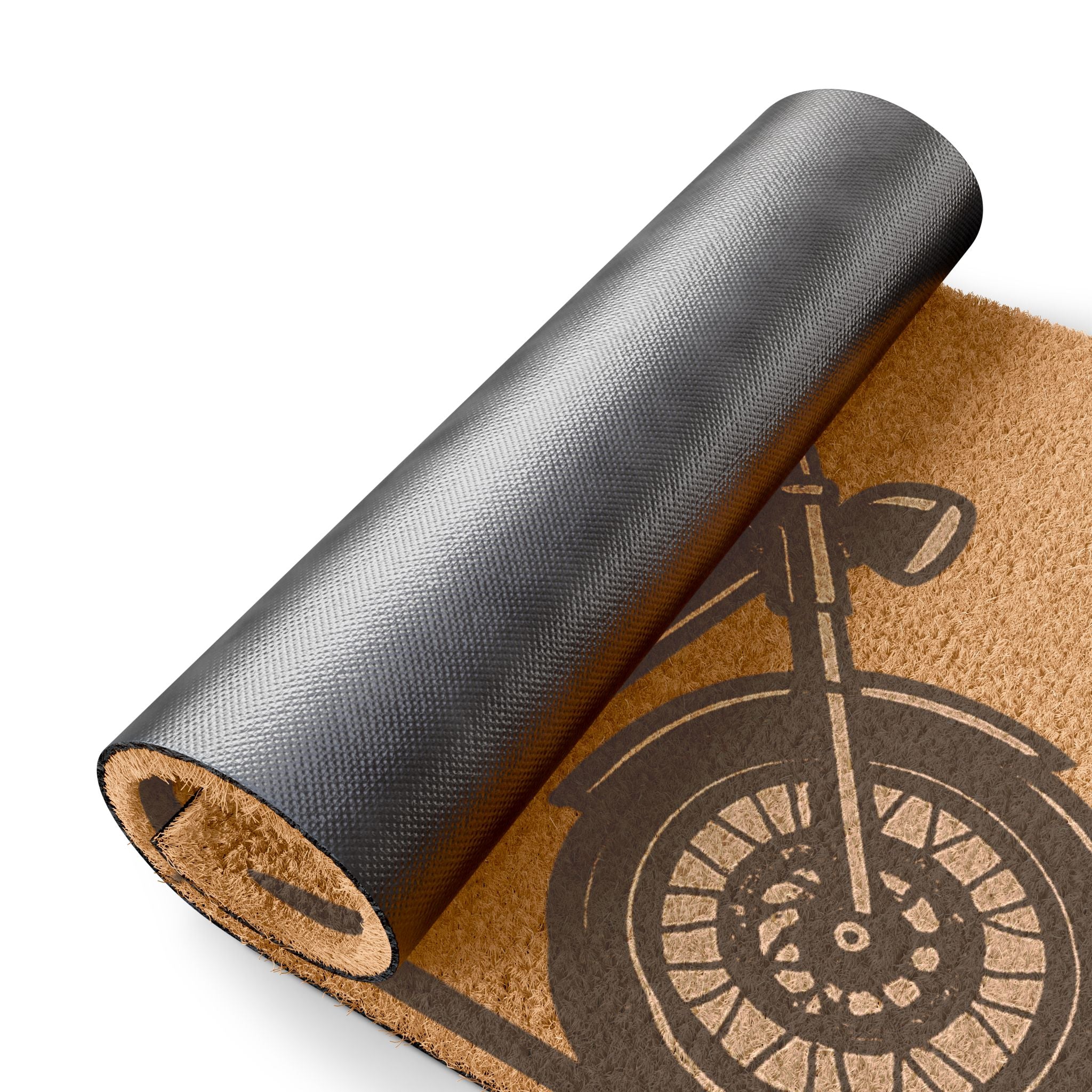 Riders Welcome Motorcycle Doormat | Harley Inspired Classic Biker Welcome Mat for Garage, Porch, or Man Cave