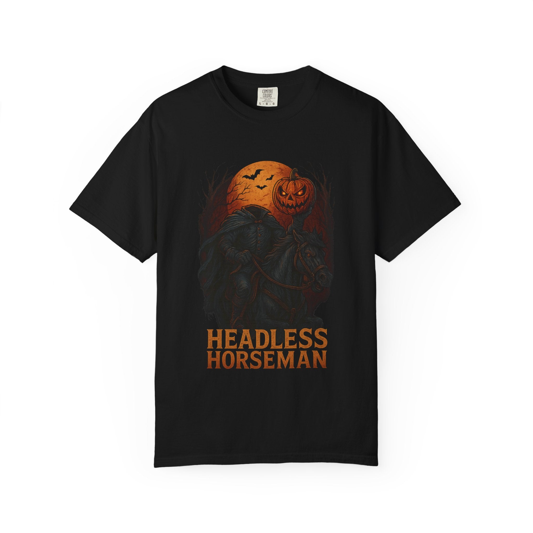 Headless Horseman Halloween T-Shirt, Unisex Tee, Spooky Graphic Tee, Fall Fashion, Halloween Costume Top | 100% cotton