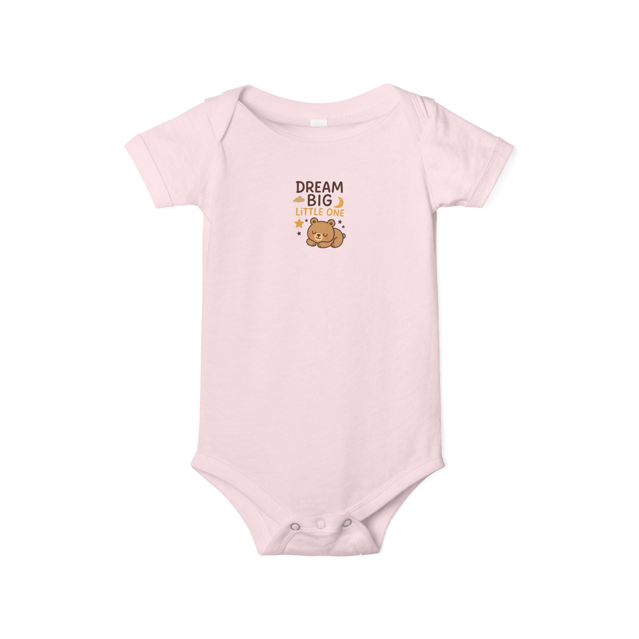 Wrap your little one in comfort with this "Dream Big Little One" baby onesie | Check out our matching Blanket | 5 colors - 100% cotton