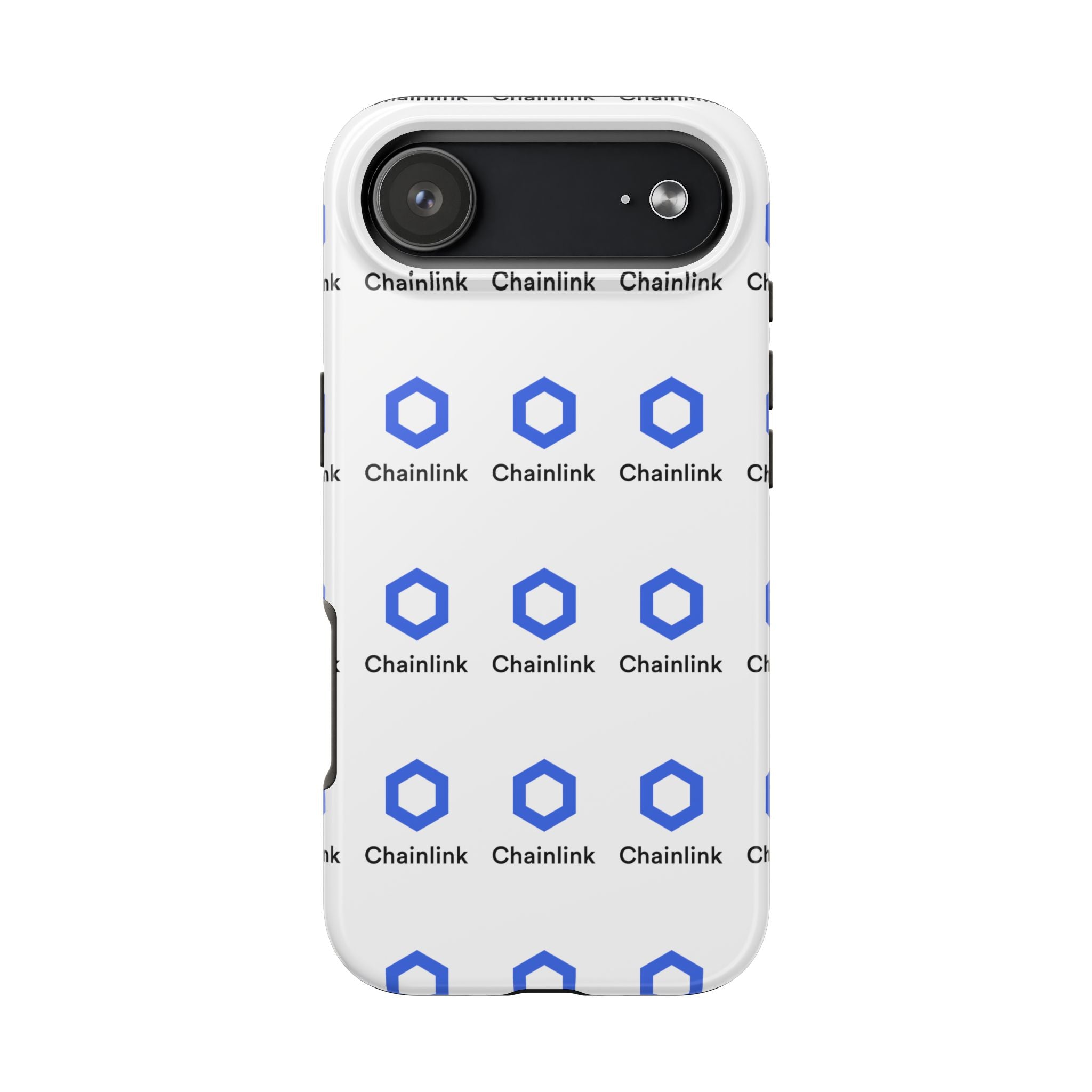 Chainlink Tough Phone Case | LINK Crypto Phone Case | iPhone and Samsung Case | Glossy Protective Cover | Chainlink Logo Case