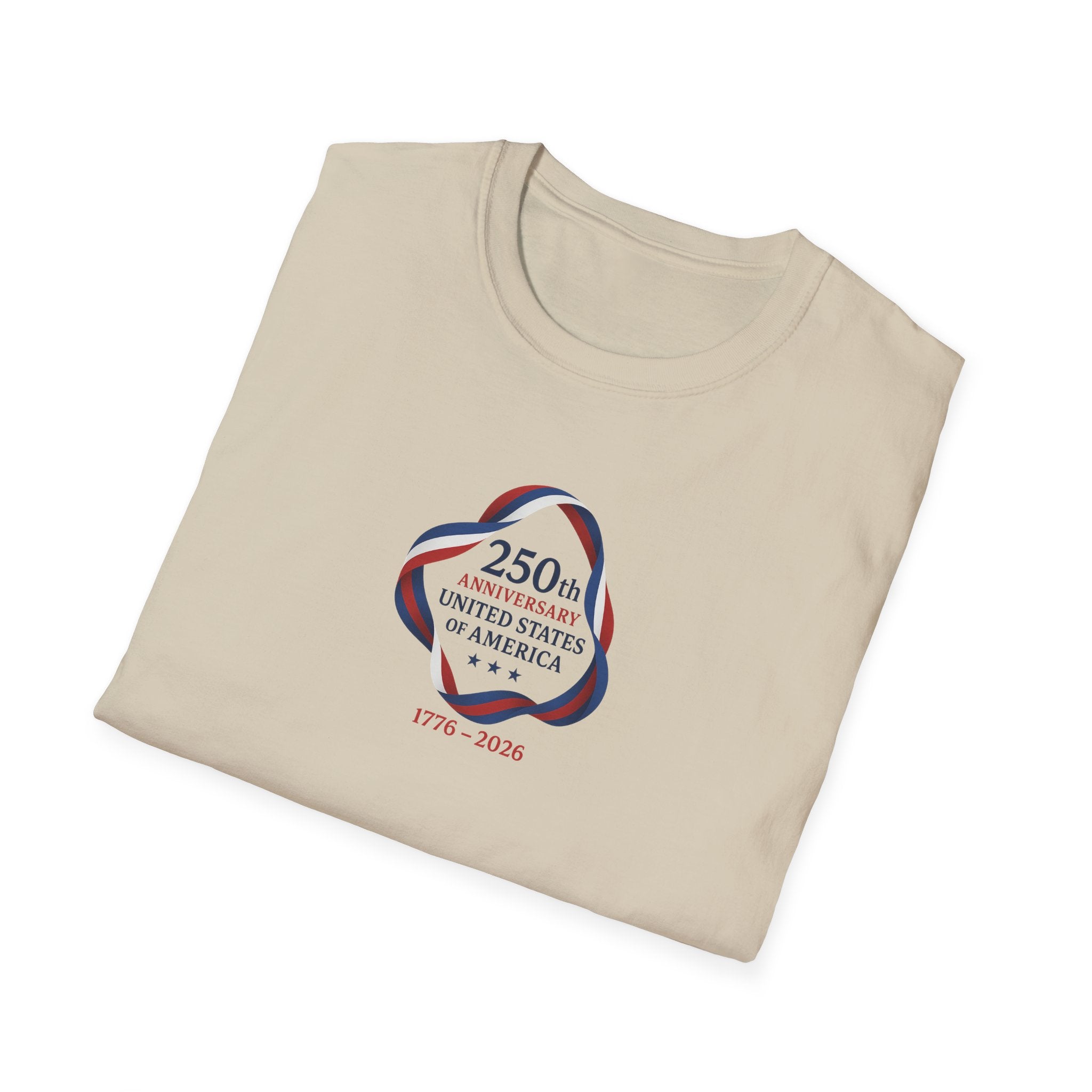 250th Anniversary of America USA T-Shirt Tee | Patriotic American Semiquincentennial | 5 colors - 100% cotton