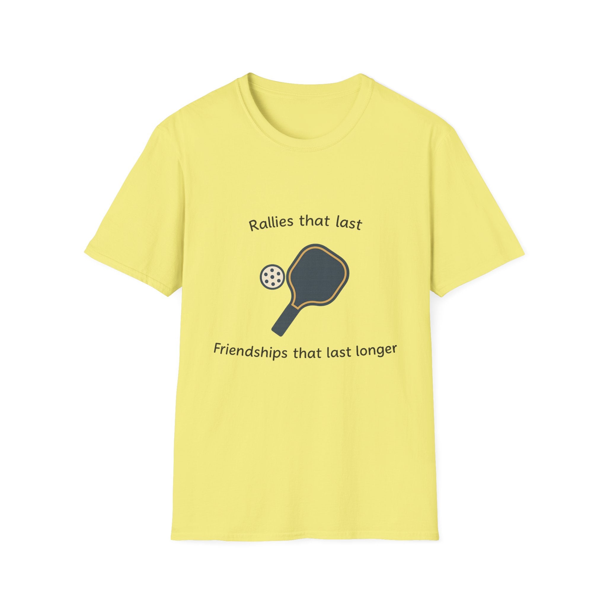 Durango Hills Pickleball Club T-Shirt "Rallies That Last, Friendships that Last Longer" Tee | Las Vegas Pickleball | 7 colors - 100% cotton