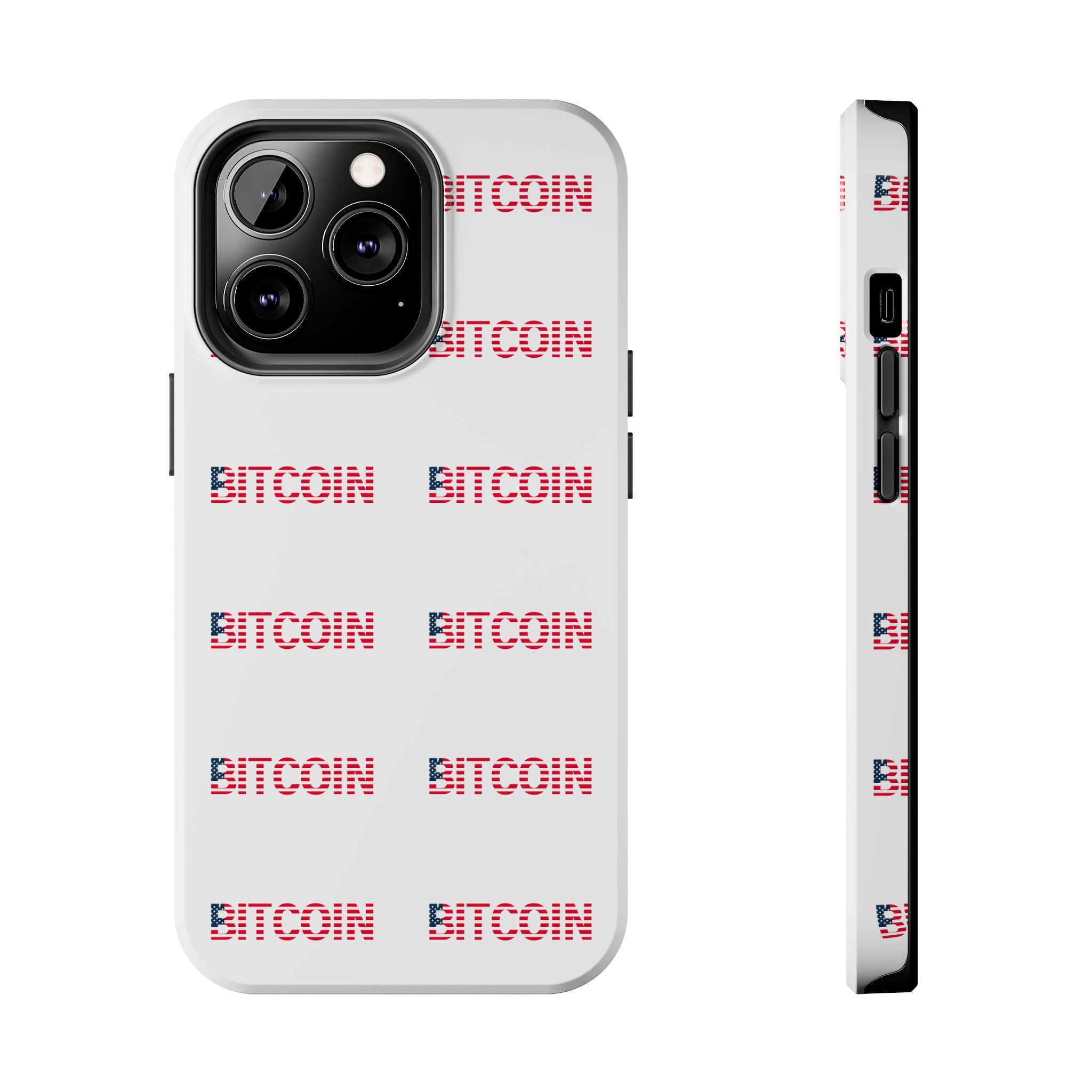 Bitcoin Tough Phone Case | Crypto Phone Case | iPhone and Samsung Case | Glossy Protective Cover | Bitcoin Logo Case