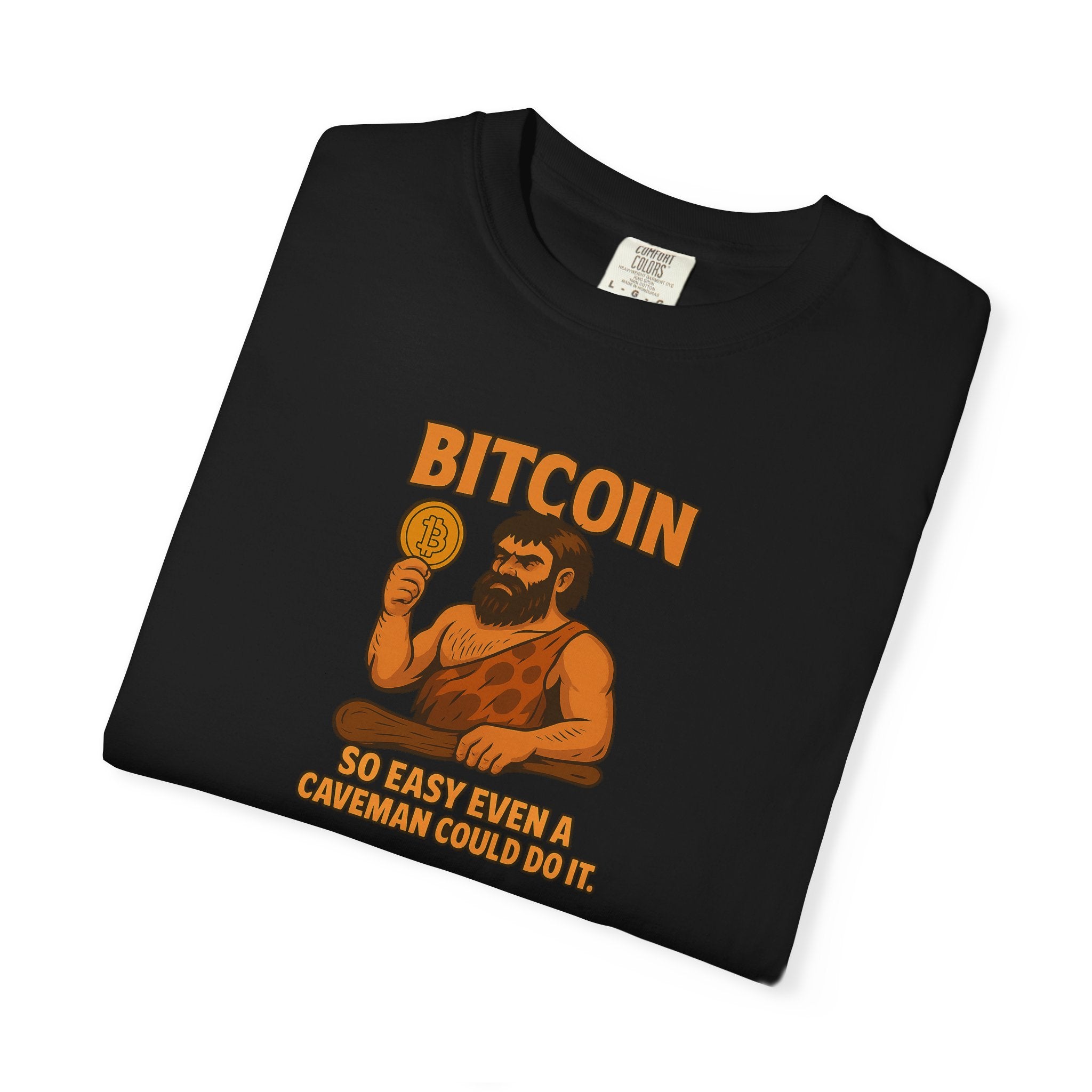 From Stone Age to Digital Age So easy even a Caveman can do it Bitcoin Tee | 9 colors - 100% cotton