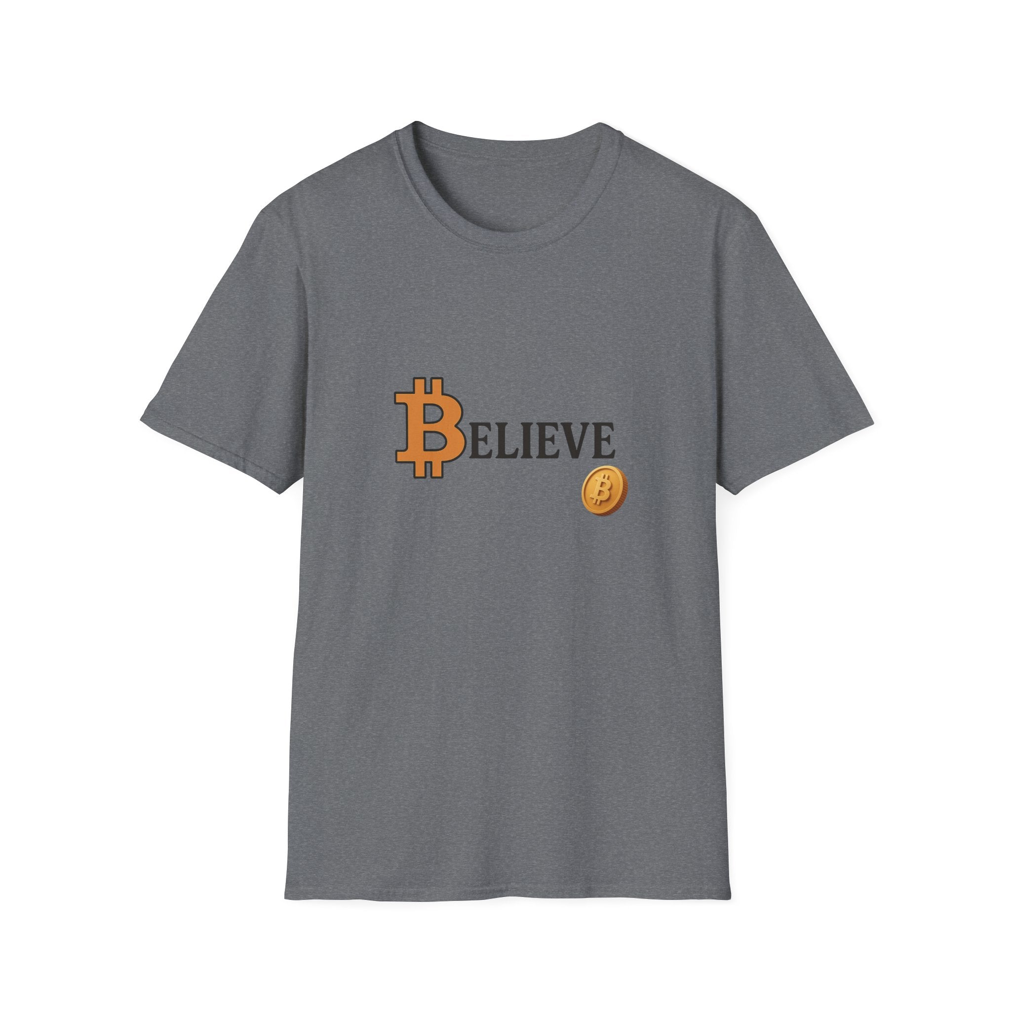 Bitcoin Believe T-Shirt Tee | Power in Every Thread | 4 colors - 100% cotton