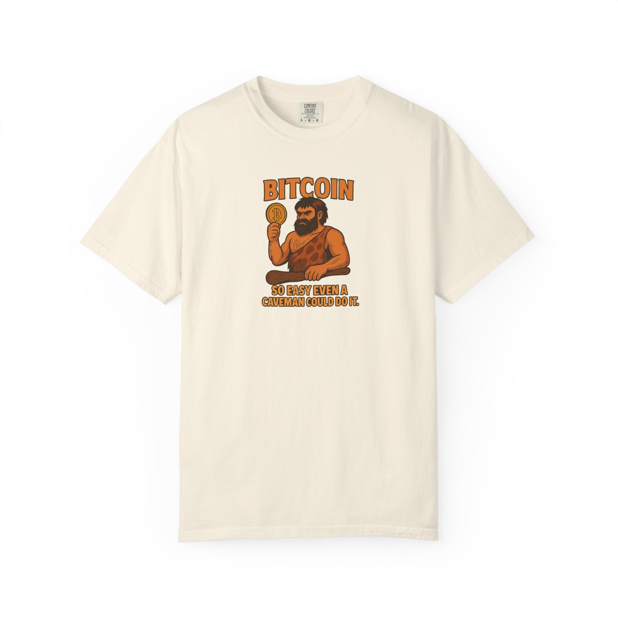 From Stone Age to Digital Age So easy even a Caveman can do it Bitcoin Tee | 9 colors - 100% cotton
