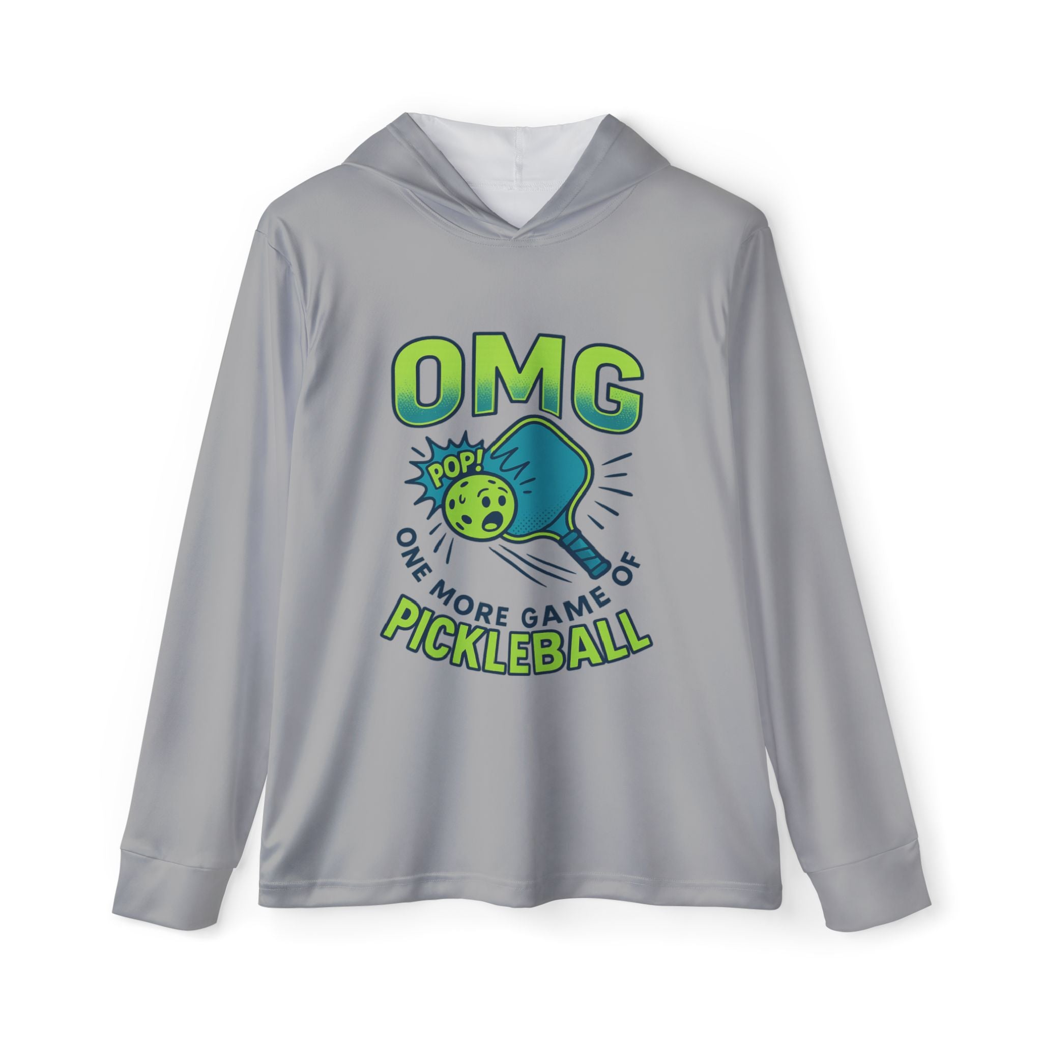 Men's 50 spf Pickleball Sun Hoodie | Whether you are playing or just soaking up the sun this hoodie has got you covered-literally!
