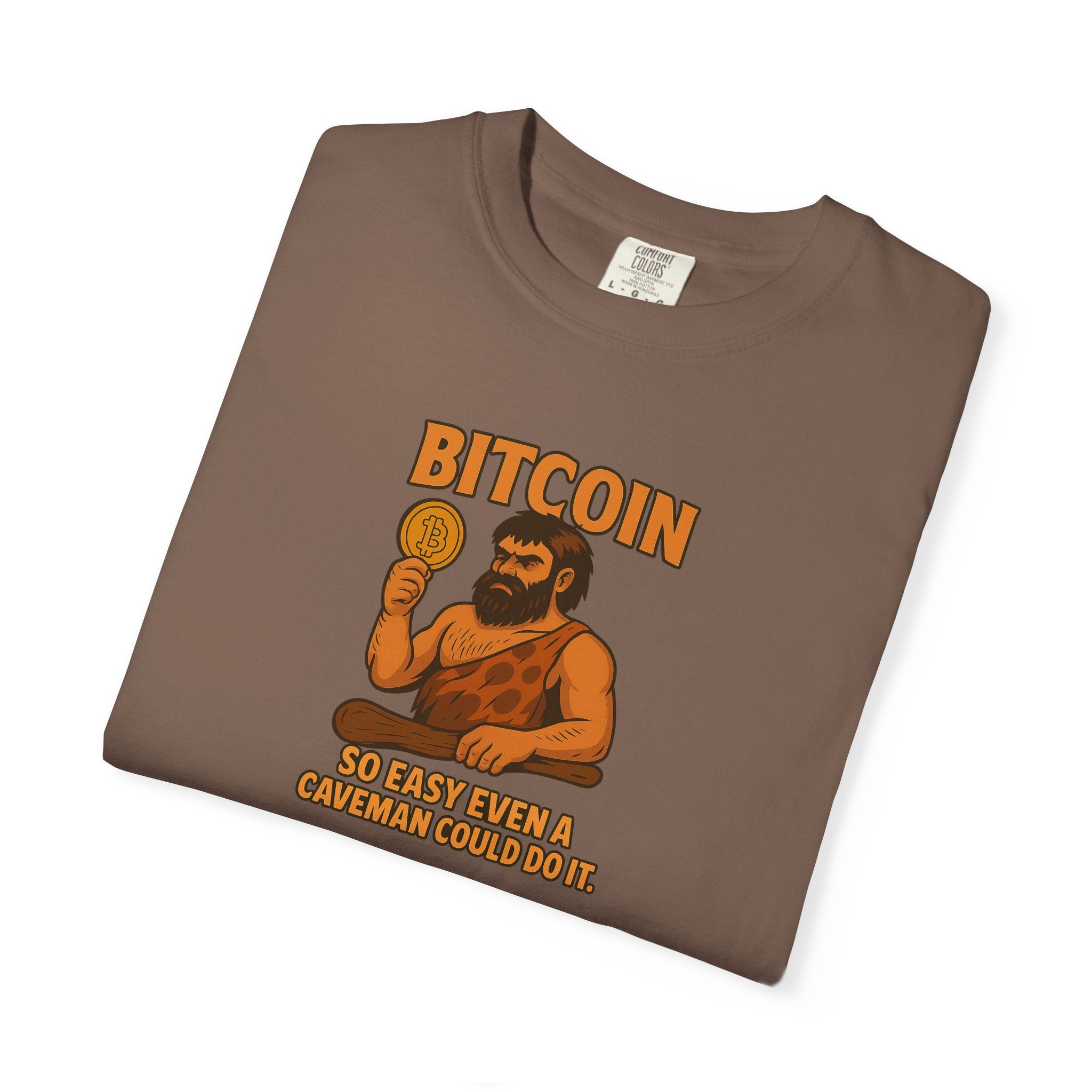 From Stone Age to Digital Age So easy even a Caveman can do it Bitcoin Tee | 9 colors - 100% cotton