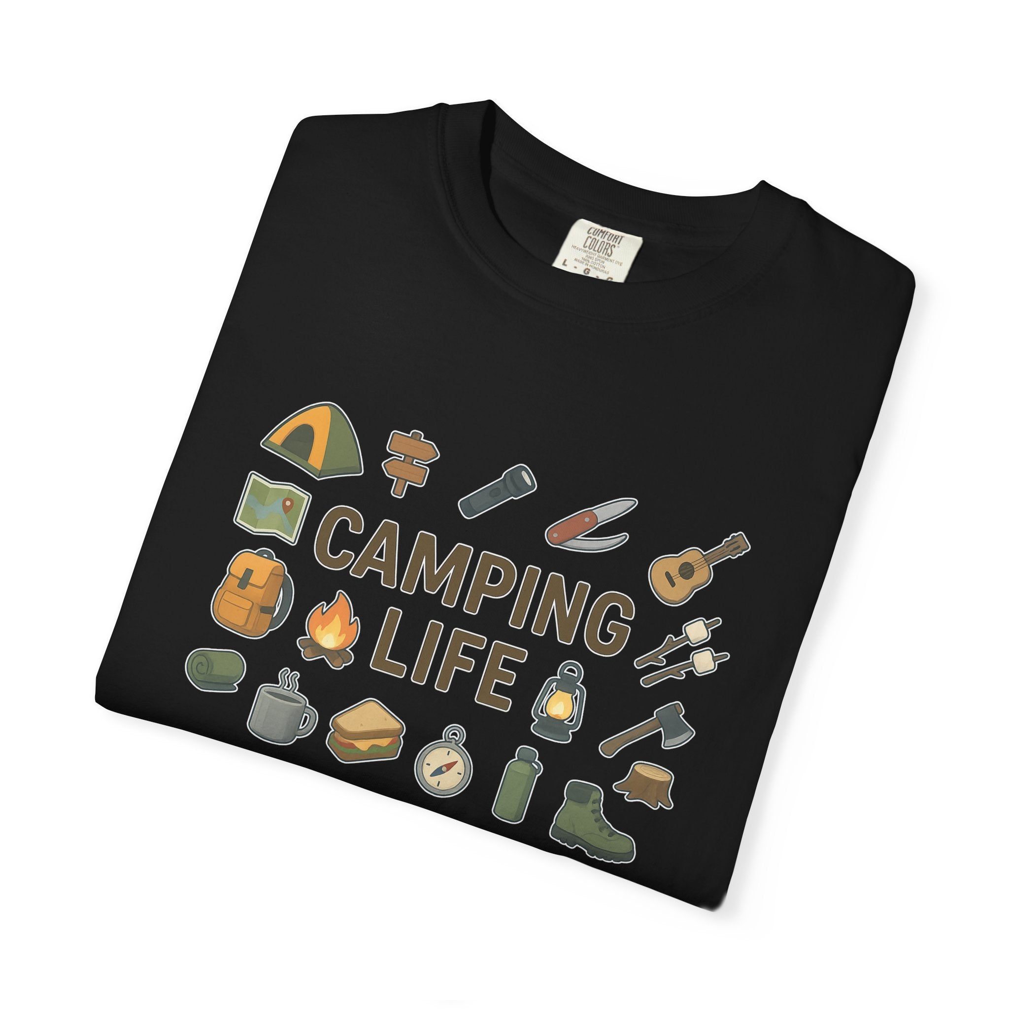 Camping Life T-Shirt | Lightweight, lived-in, and quietly adventurous | 2 colors - 100% cotton