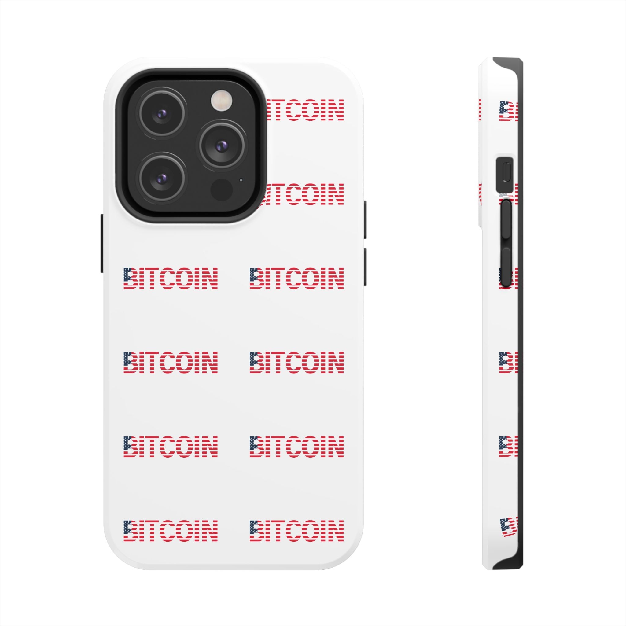 Bitcoin Tough Phone Case | Crypto Phone Case | iPhone and Samsung Case | Glossy Protective Cover | Bitcoin Logo Case