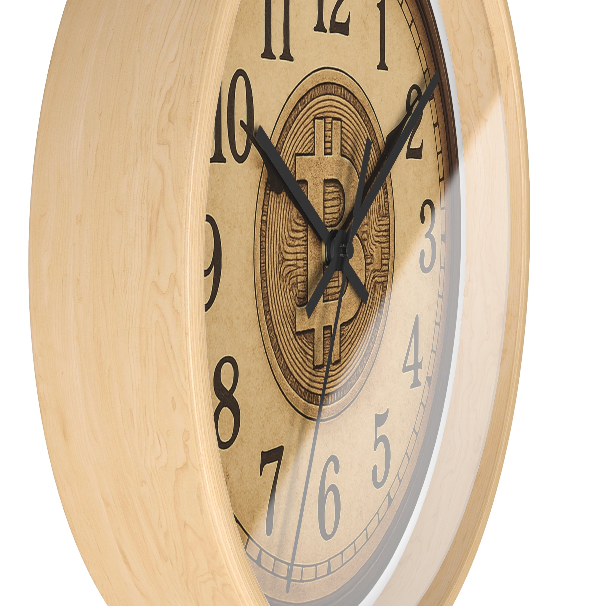 Timeless Bitcoin Vintage Wall Clock - Bring old-world charm into the future of money