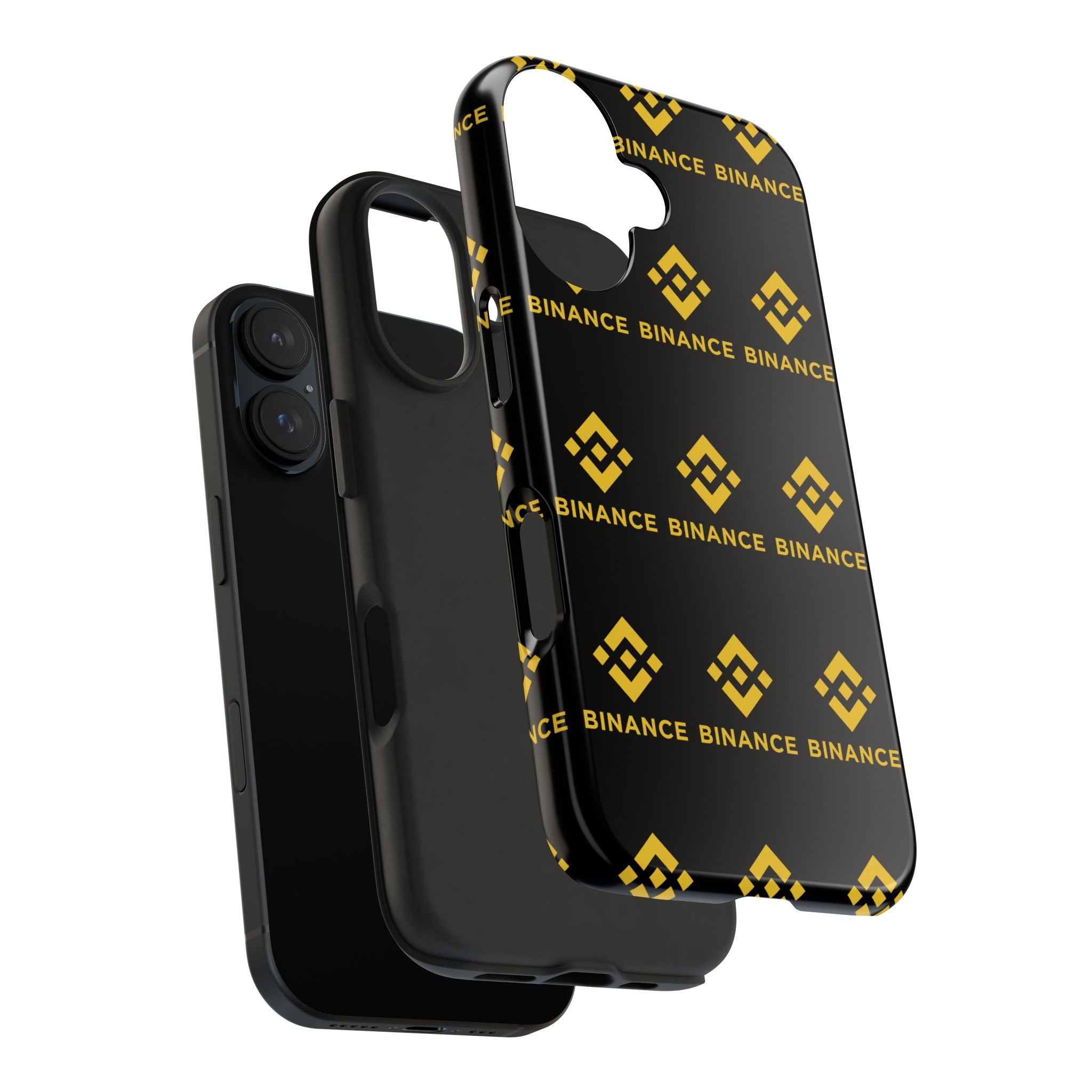 Binance Tough Phone Case | BNB Crypto Phone Case | iPhone and Samsung Case | Glossy Protective Cover | Binance Logo Case