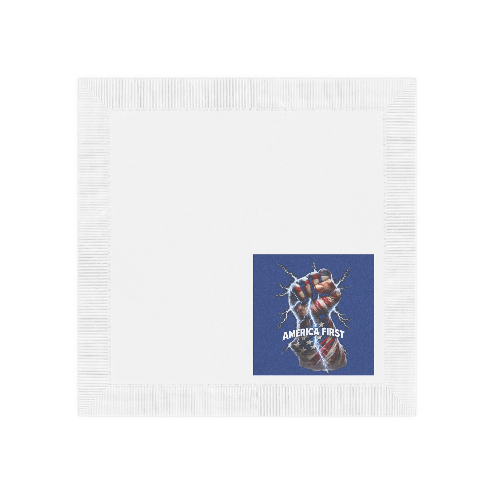 America First Napkins | Patriotic Party Napkins | Conservative Event Napkins | (50 or 100 Count) 2 sizes