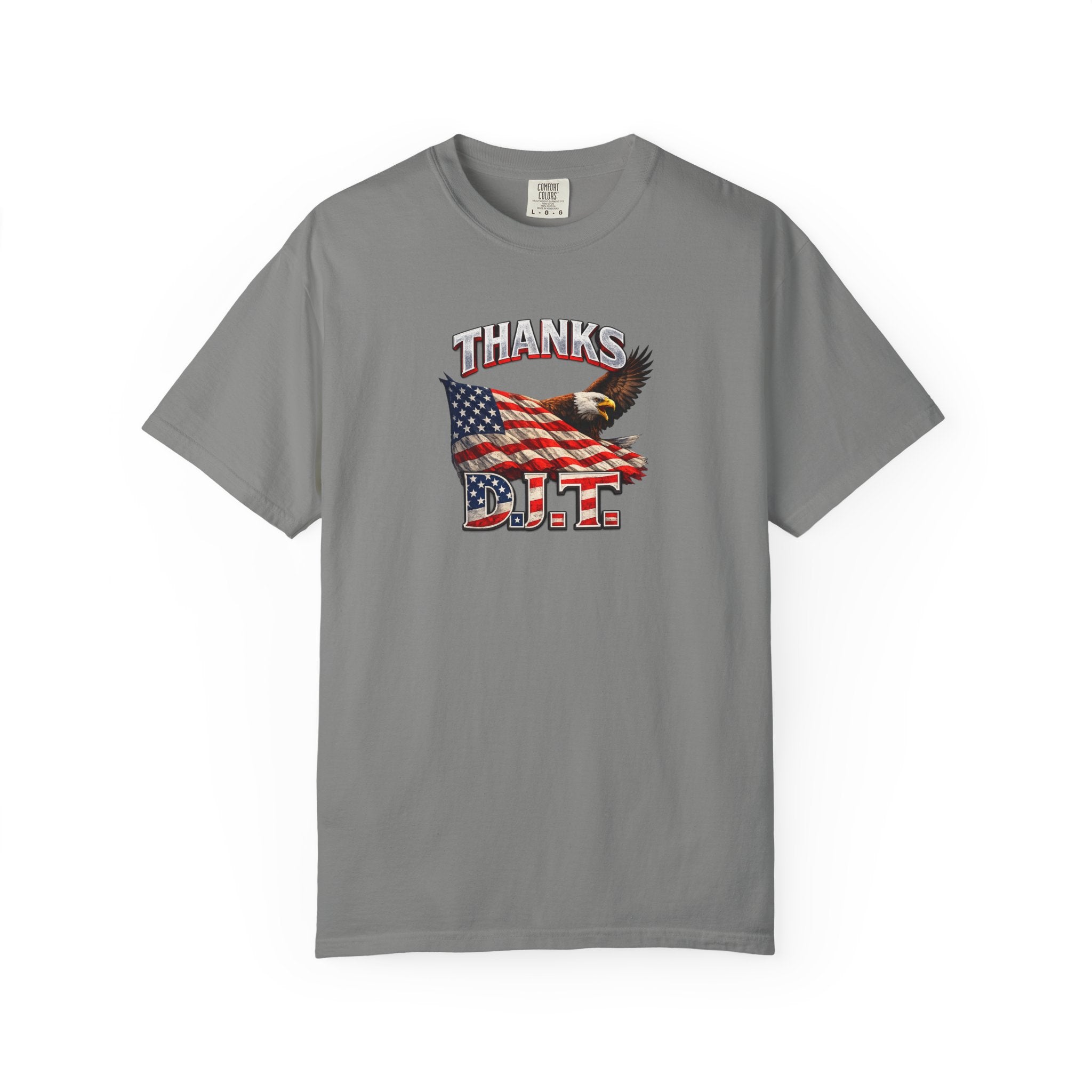 Thanks D.J.T. Tee | USA Pride Graphic TShirt | Freedom Lover Gift | Patriotic Apparel | 7 colors - 100% cotton