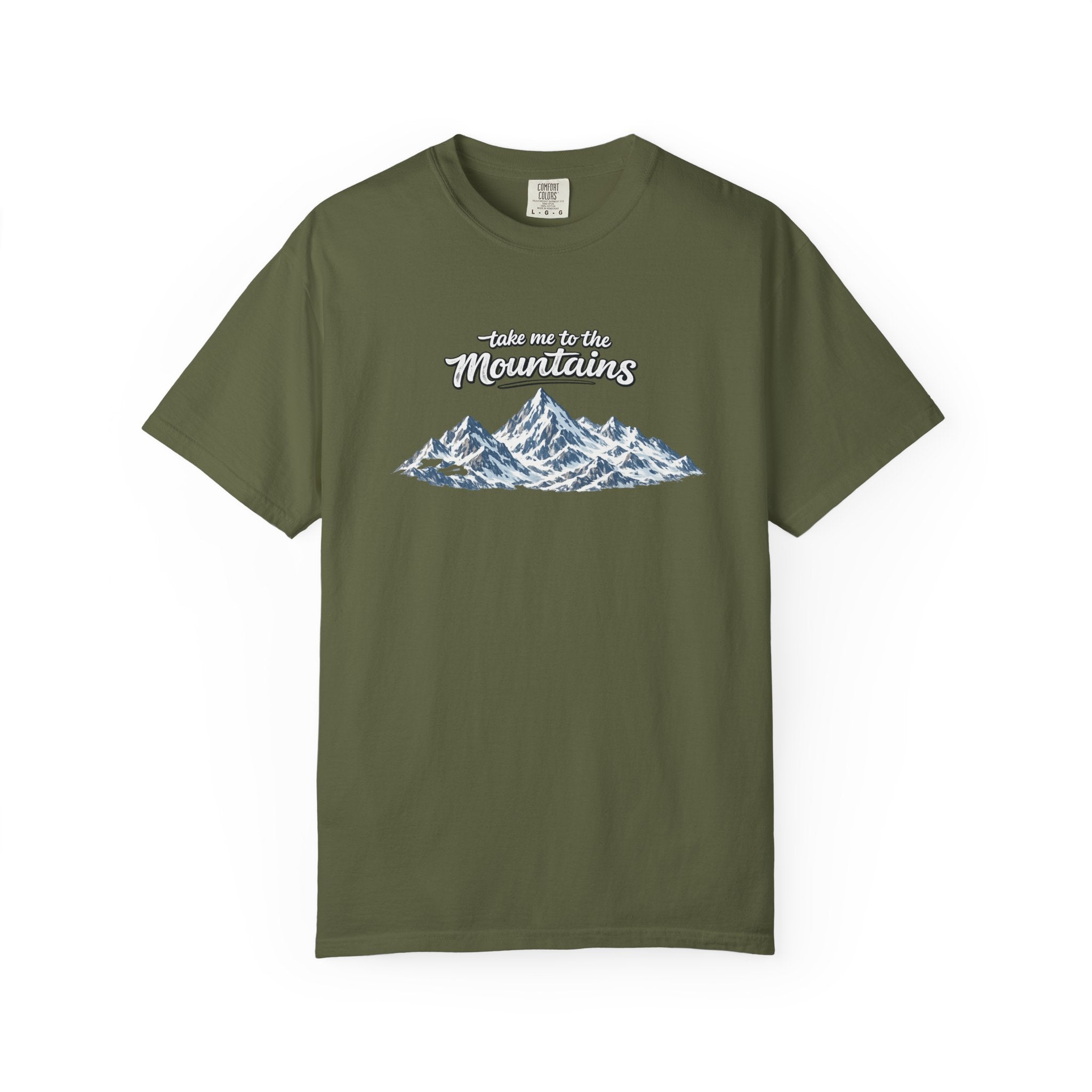 Take Me to the Mountains Shirt | Rustic Mountain Tee | Hiking Nature Lover Gift | Outdoor Adventure T-Shirt | 7 colors - 100% cotton
