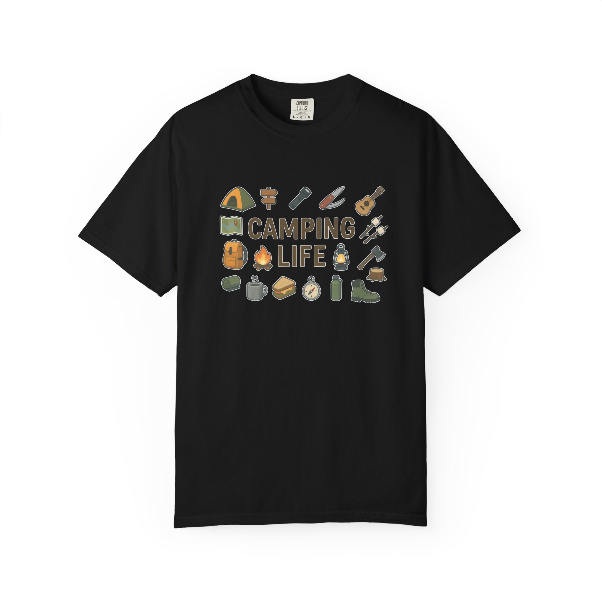 Camping Life T-Shirt | Lightweight, lived-in, and quietly adventurous | 2 colors - 100% cotton