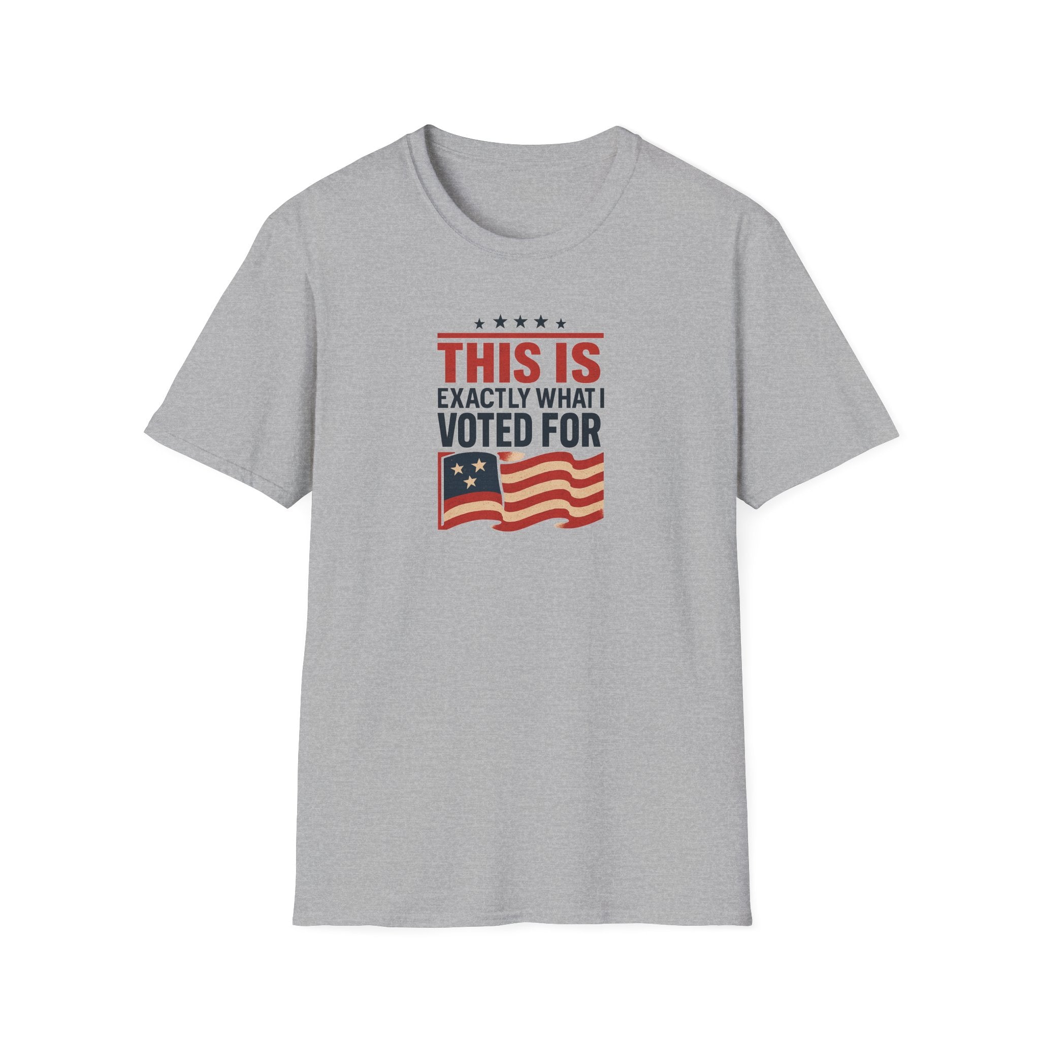 Show Your Voice | American Pride Tee | Patriotic Graphic T-Shirt-Red White & Blue USA Flag | 4 colors - 100% cotton