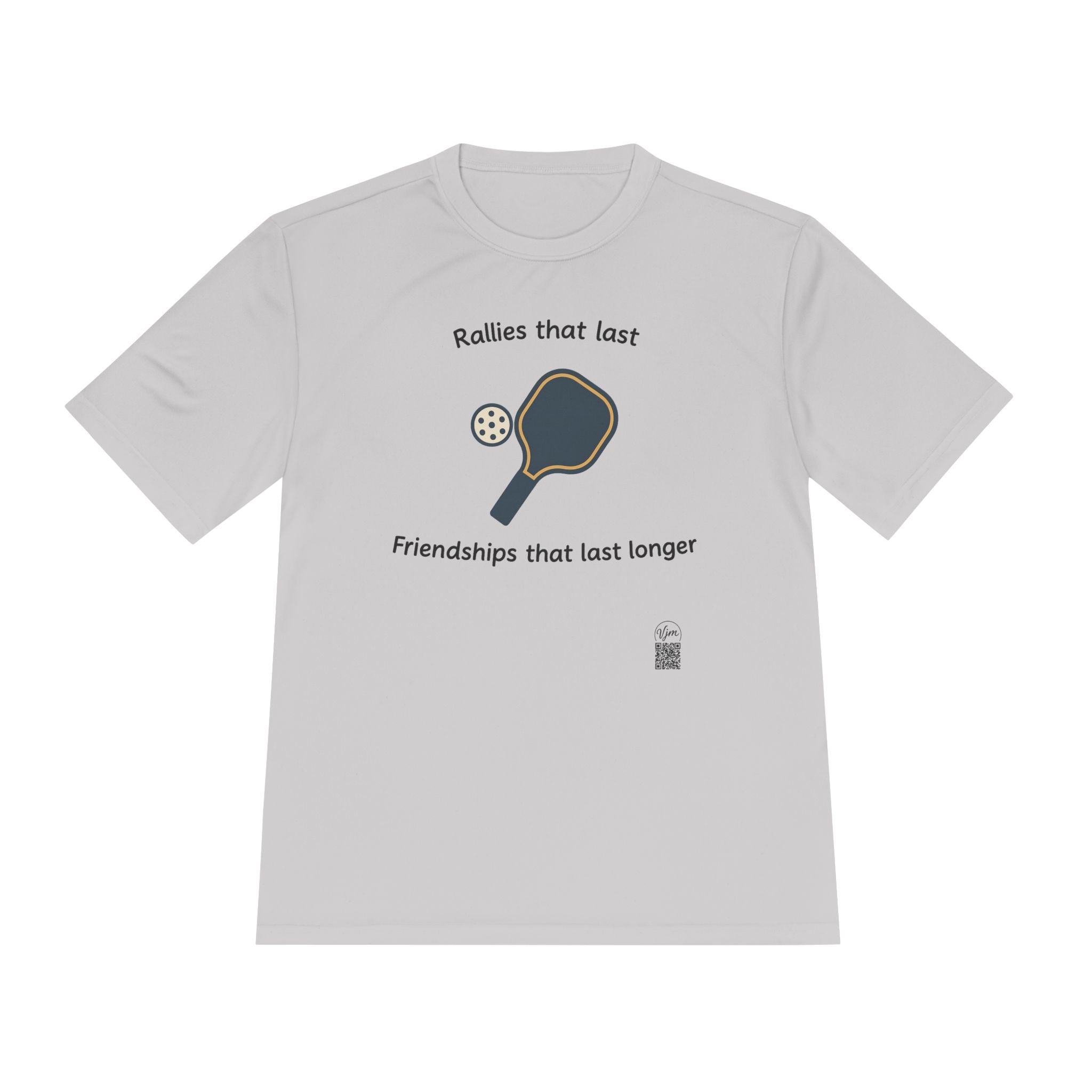 Pickleball Friendships Moisture Sport-Tek® T-Shirt Tee. | 6 colors - 100% polyester