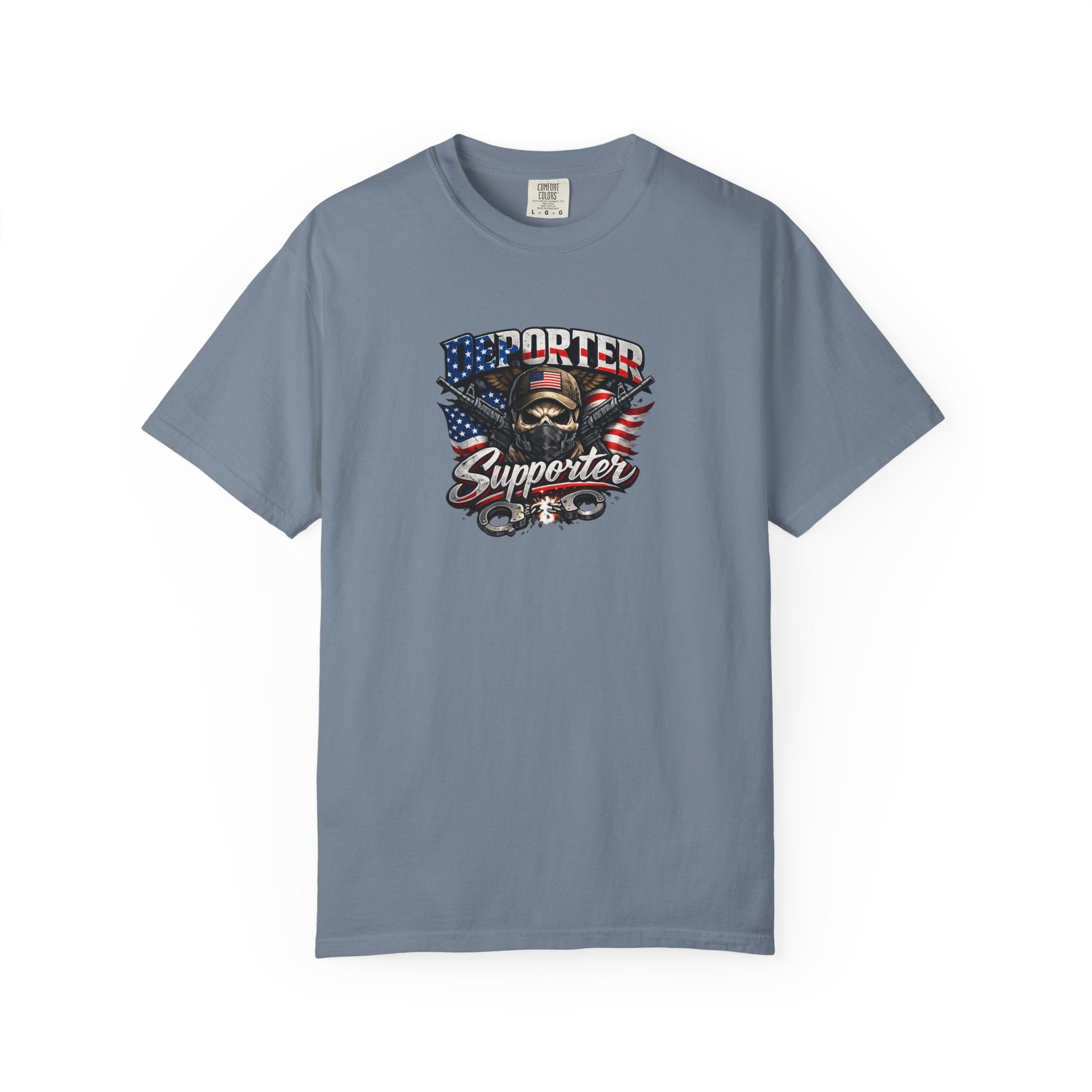 Deporter Supporter TShirt | Patriotic Statement Tee | American Pride Graphic Shirt | Freedom & Border Security Tee | 9 colors - 100% cotton