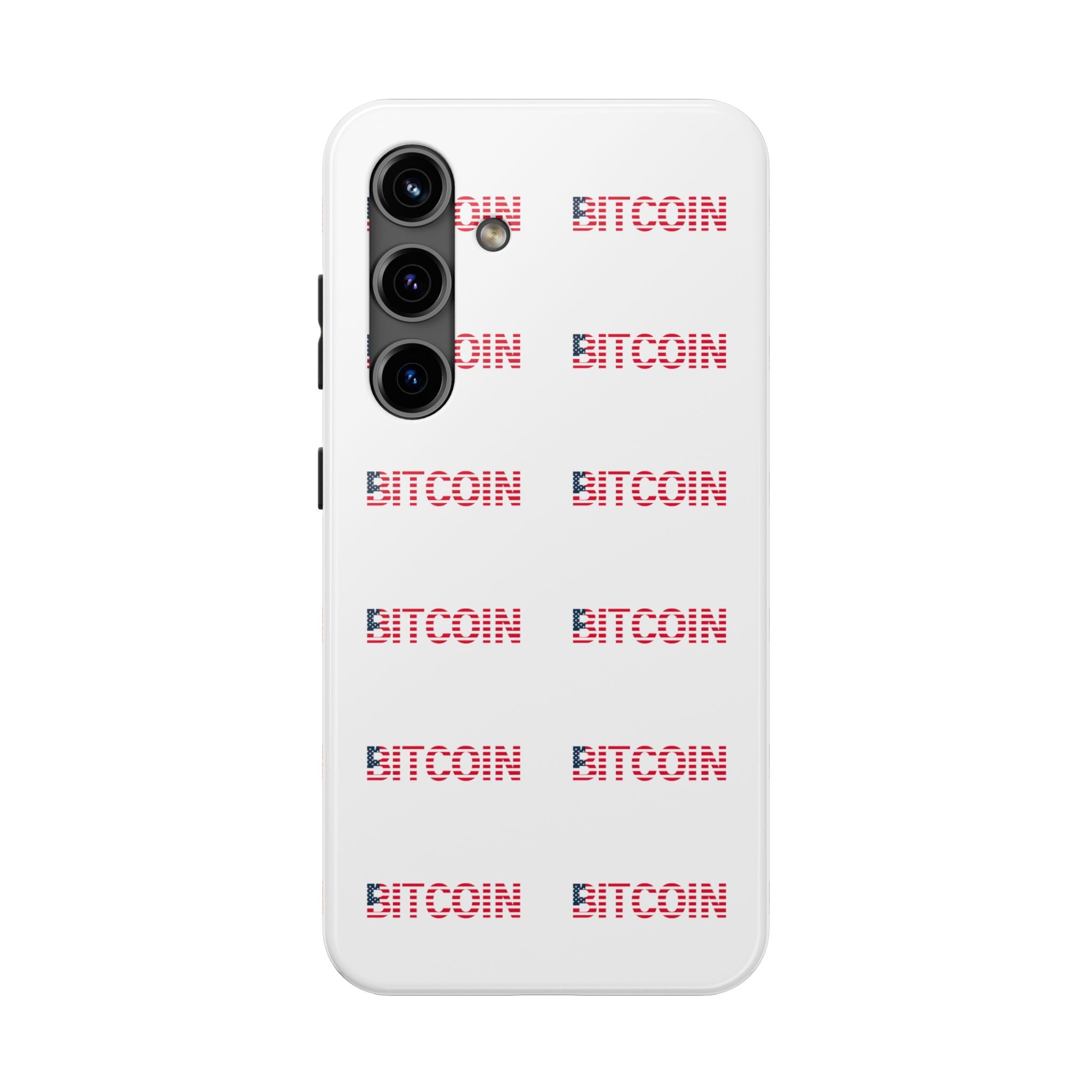 Bitcoin Tough Phone Case | Crypto Phone Case | iPhone and Samsung Case | Glossy Protective Cover | Bitcoin Logo Case