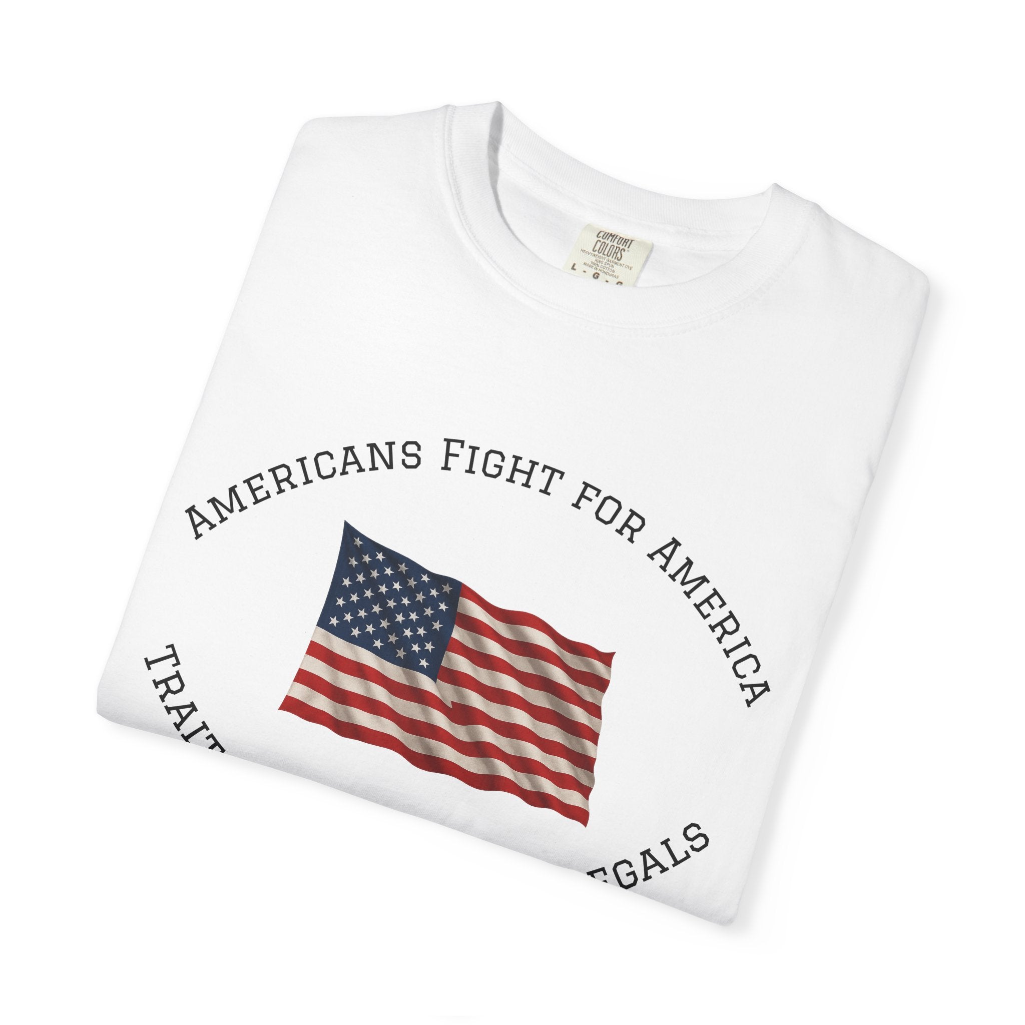 Patriotic American Flag Shirt | Bold USA Statement Tee | Freedom Graphic T-Shirt | Gift for Patriots | 5 colors - 100% cotton