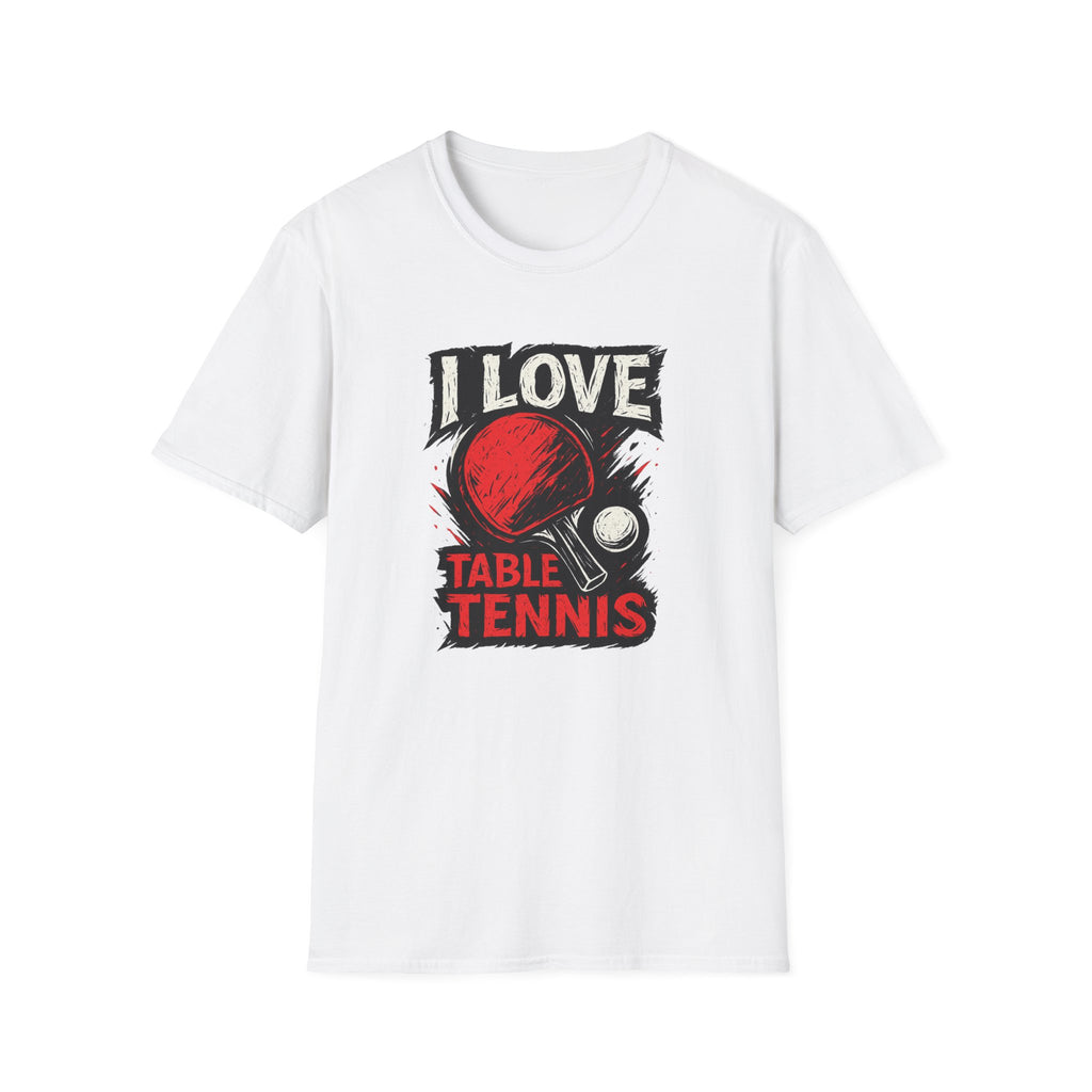 I Love Table Tennis T- Shirt Ping Pong Tee | Smash it with style | 4 colors -  100% cotton