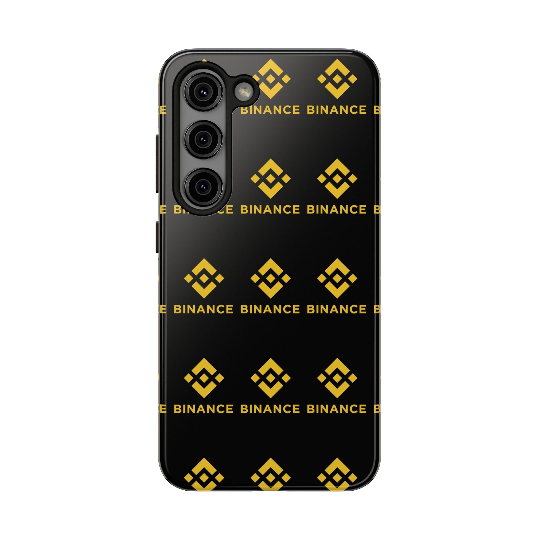 Binance Tough Phone Case | BNB Crypto Phone Case | iPhone and Samsung Case | Glossy Protective Cover | Binance Logo Case