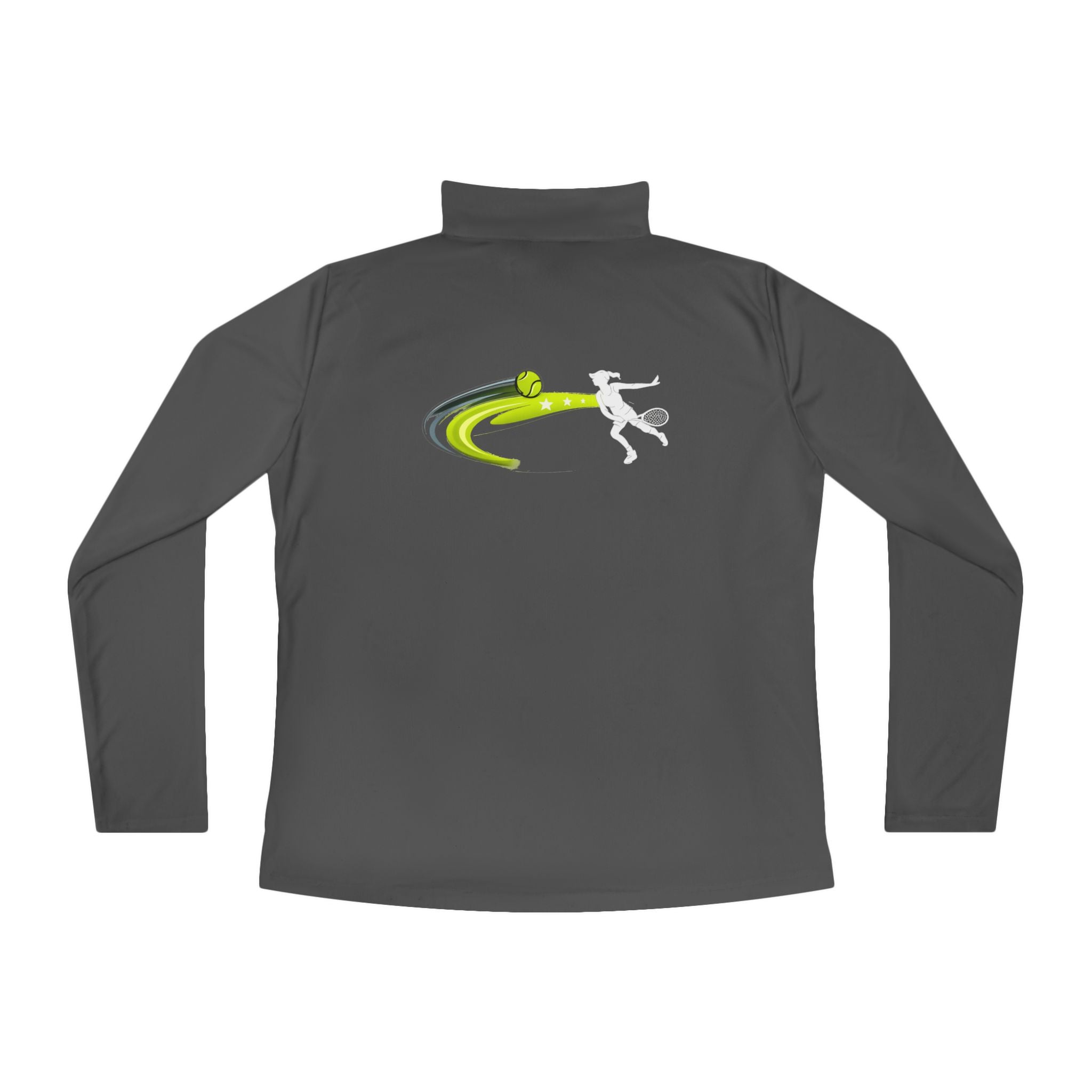 Women's Tennis Lightweight Quarter-Zip Athletic Pullover | Moisture-Wicking Performance Jacket | 4 colors - 100% polyester