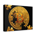 Bitcoin Artwork Puzzle Canvas 12 x 9