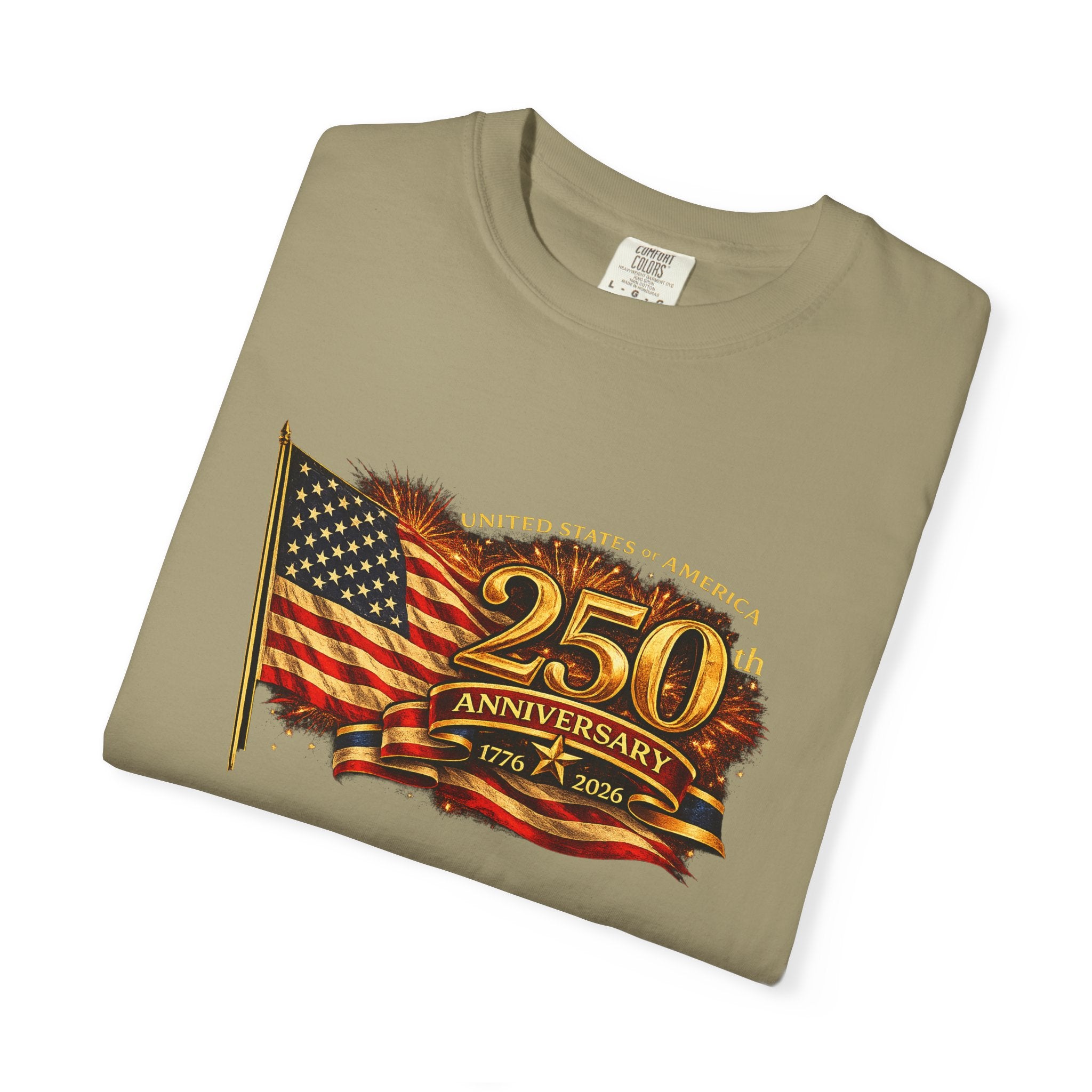 USA 250th Anniversary Shirt 1776-2026 Patriotic American Flag Tee | Matching Couple 4th of July Tee | America Gift - 8 colors -  100% cotton