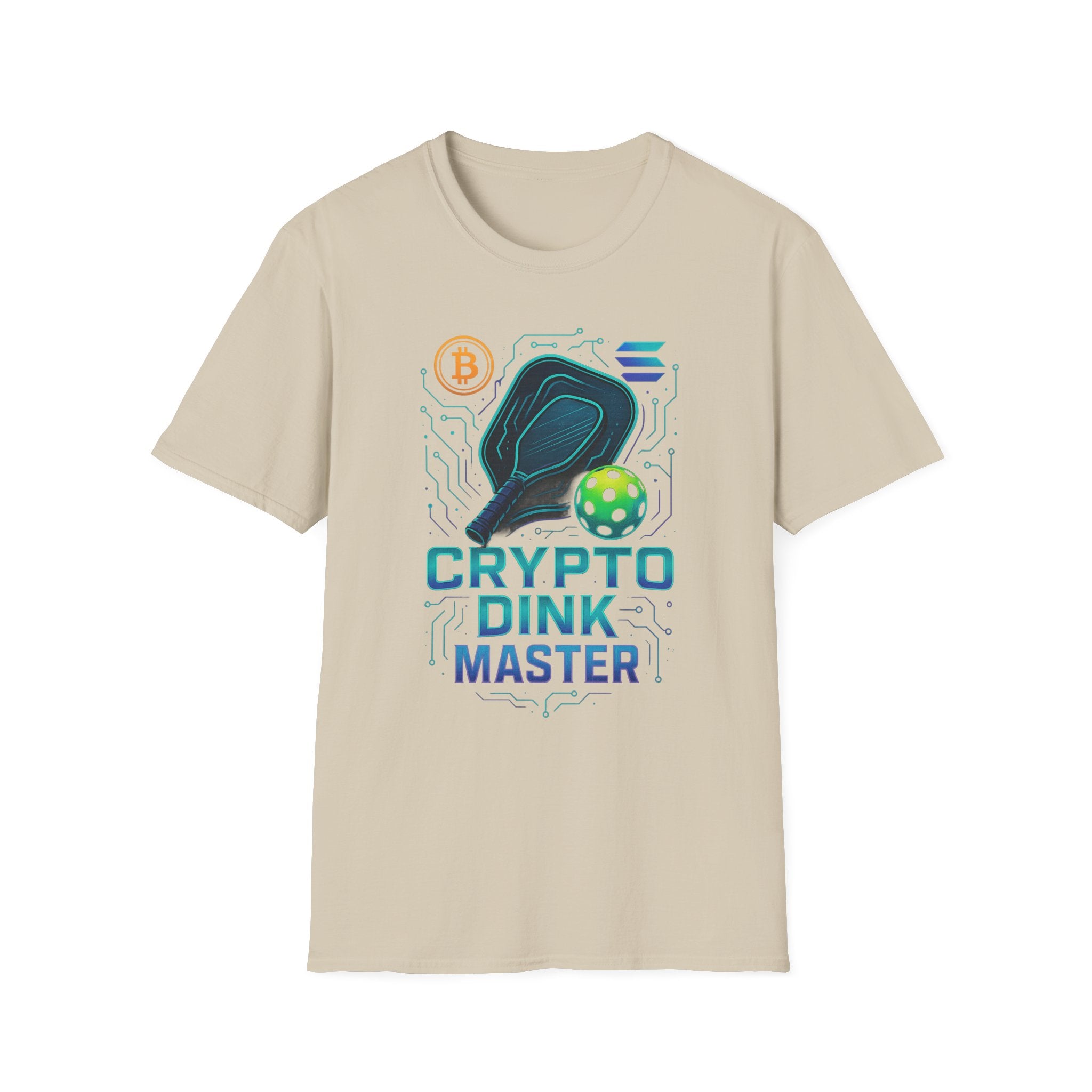 Whale of the Pickleball Court Dink Master Bitcoin T-Shirt tee | 7 colors - 100% cotton
