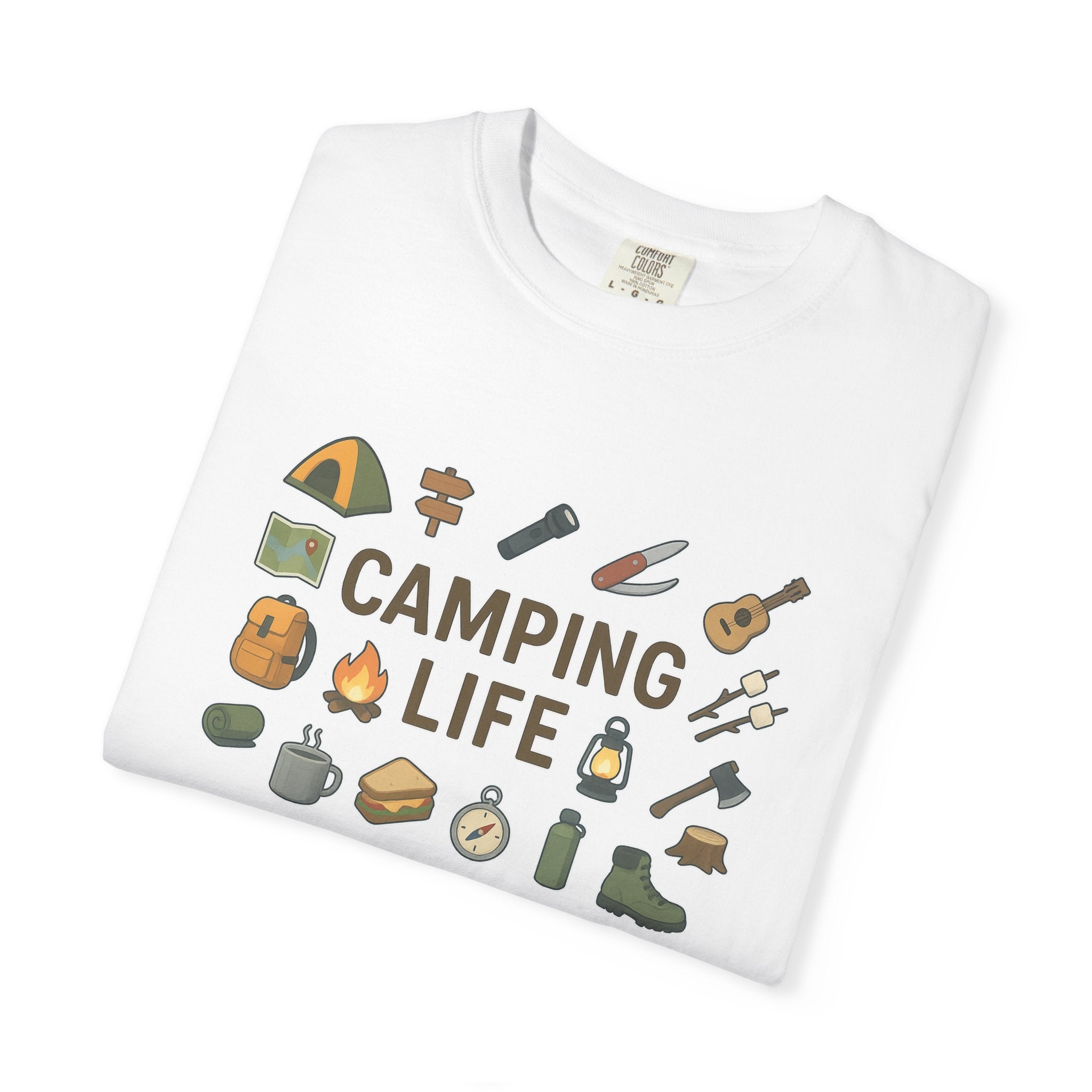 Camping Life T-Shirt | Lightweight, lived-in, and quietly adventurous | 2 colors - 100% cotton