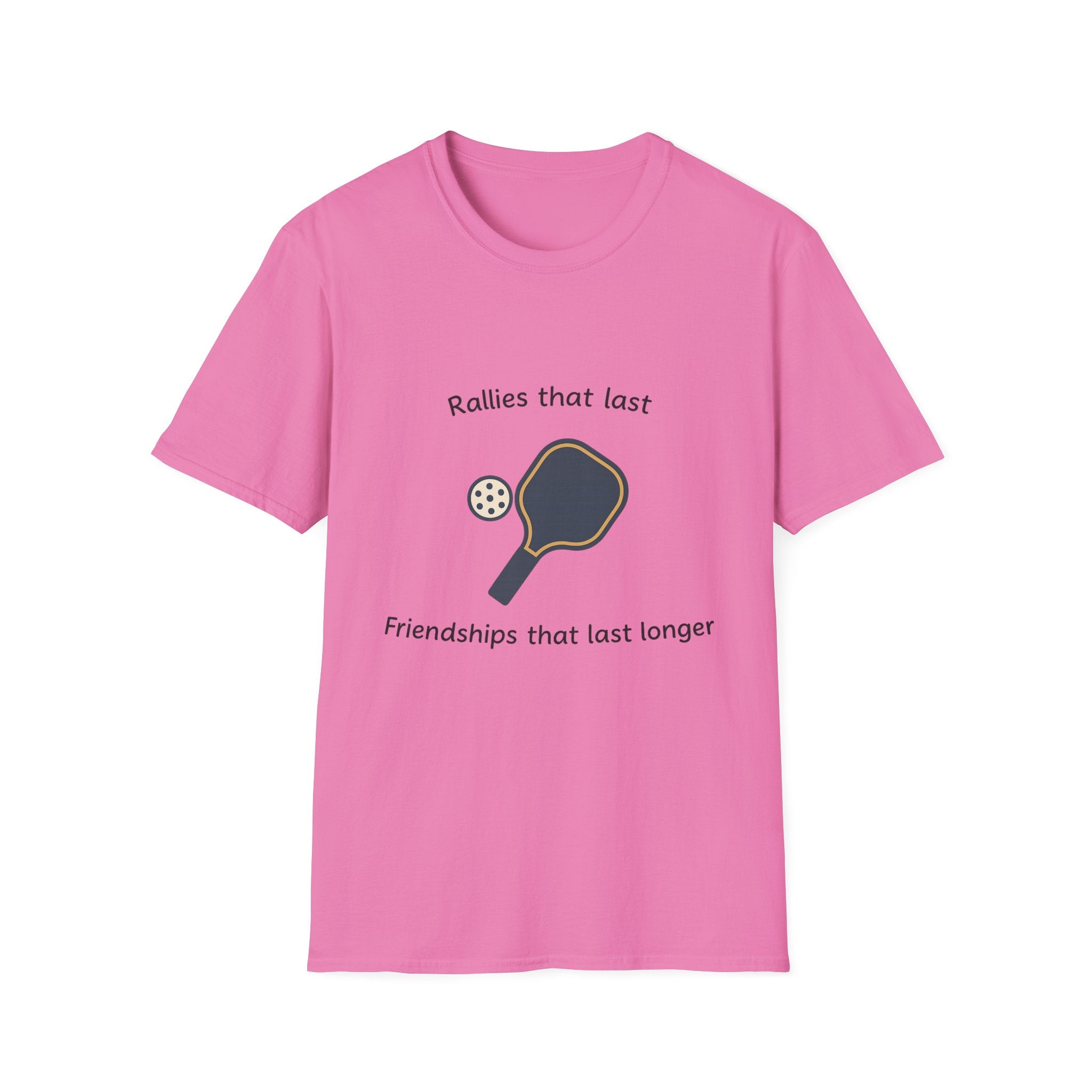 Durango Hills Pickleball Club T-Shirt "Rallies That Last, Friendships that Last Longer" Tee | Las Vegas Pickleball | 7 colors - 100% cotton